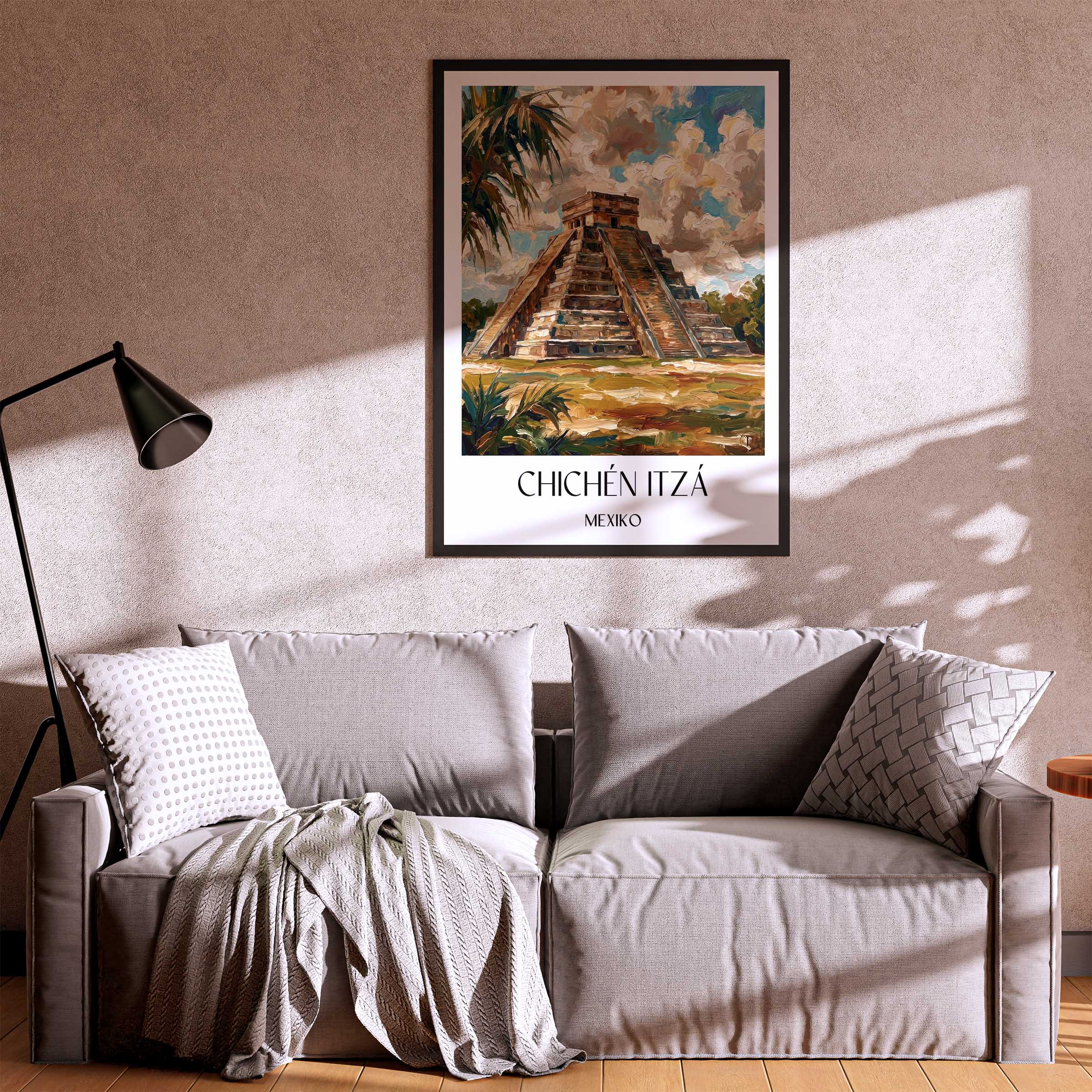 chichén-itzá-mexiko-poster-oil-painting-oelgemaelde