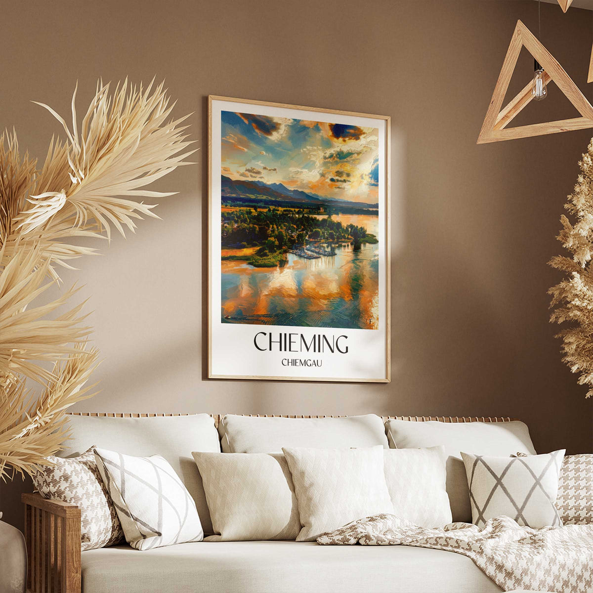 chieming-chiemgau-deutschland-poster-oil-painting-oelgemaelde