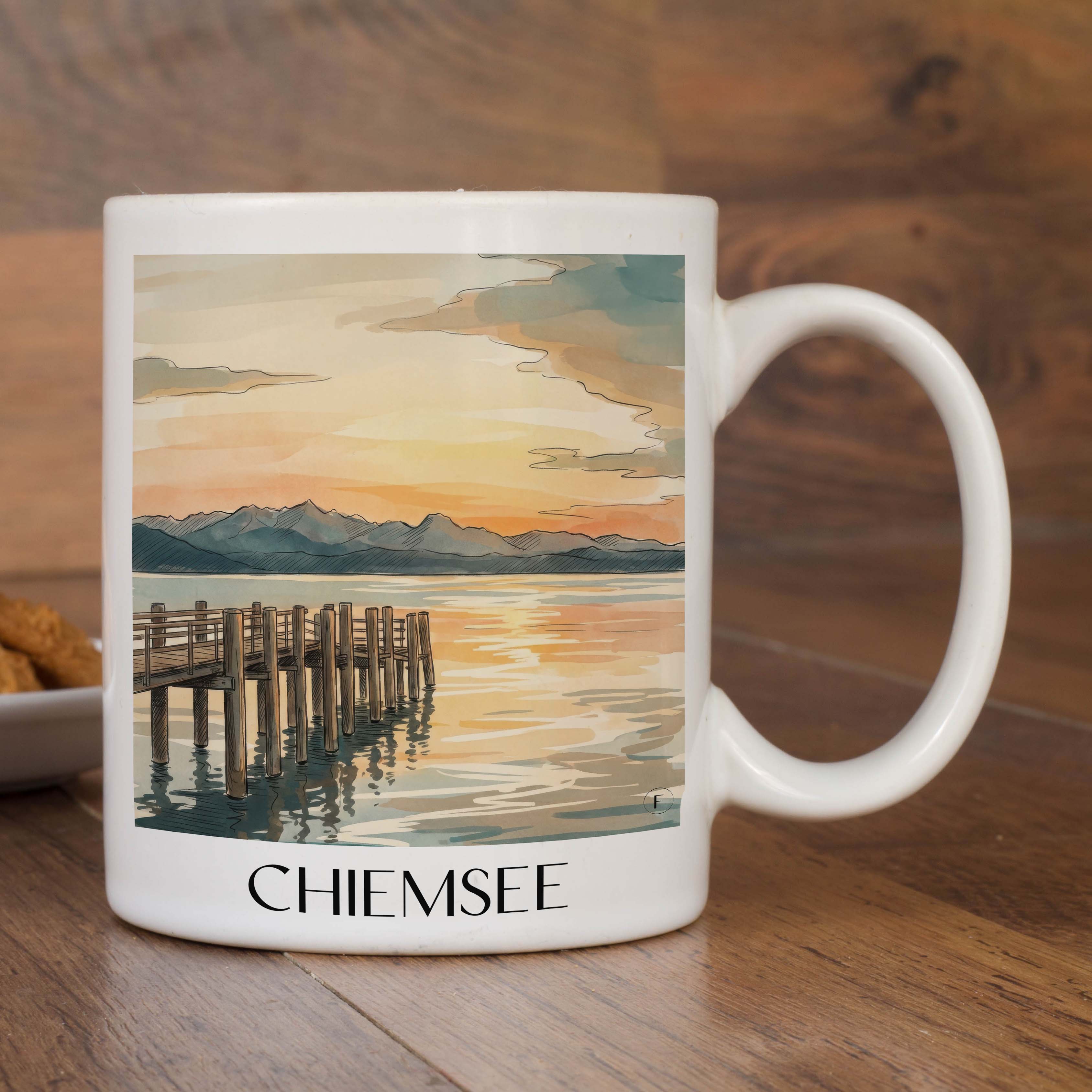 chiemsee-deutschland-kaffeebecher-aquarell