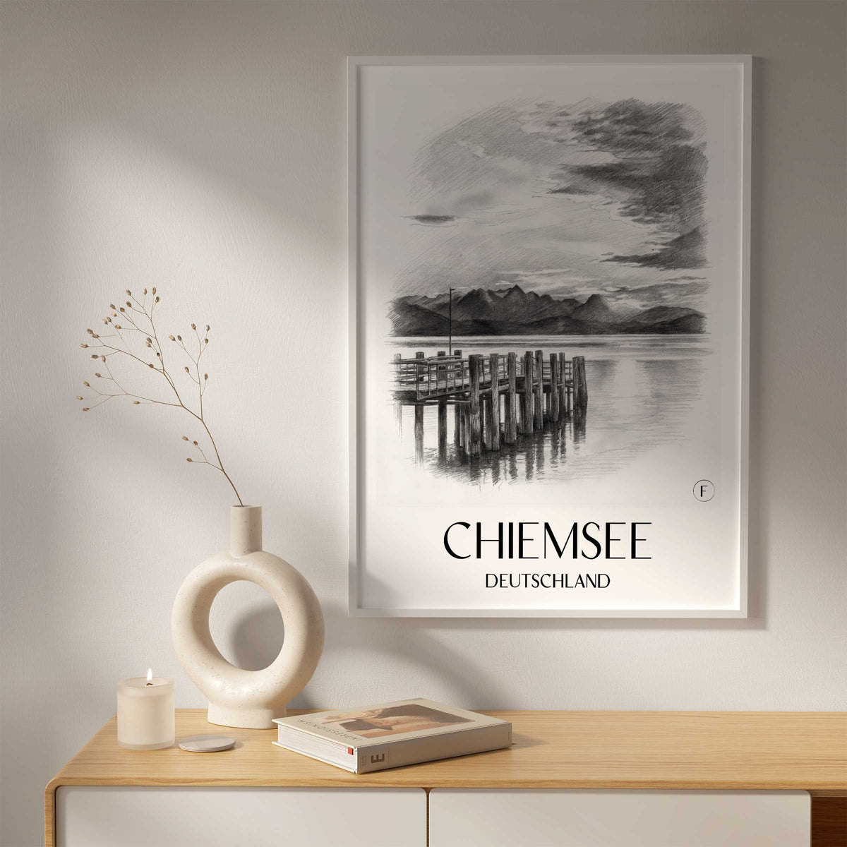 chiemsee-deutschland-poster-bleistift-zeichnung-drawing