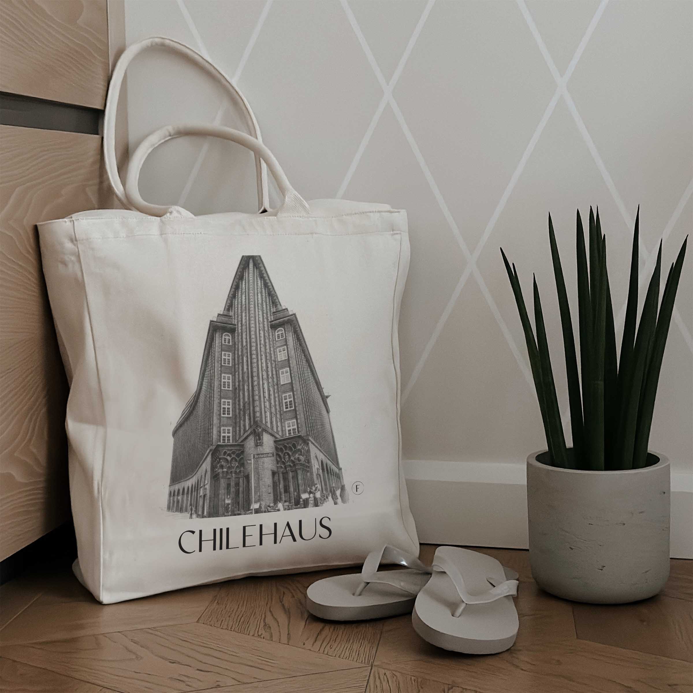 chilehaus-hamburg-deutschland-einkaufstasche-bleistift-zeichnung-drawing