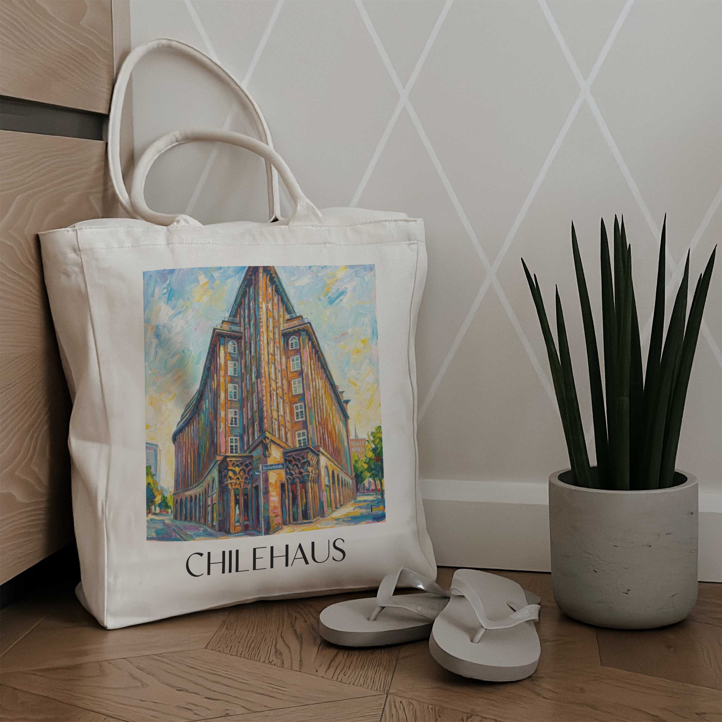 chilehaus-hamburg-deutschland-einkaufstasche-oil-painting-oelgemaelde