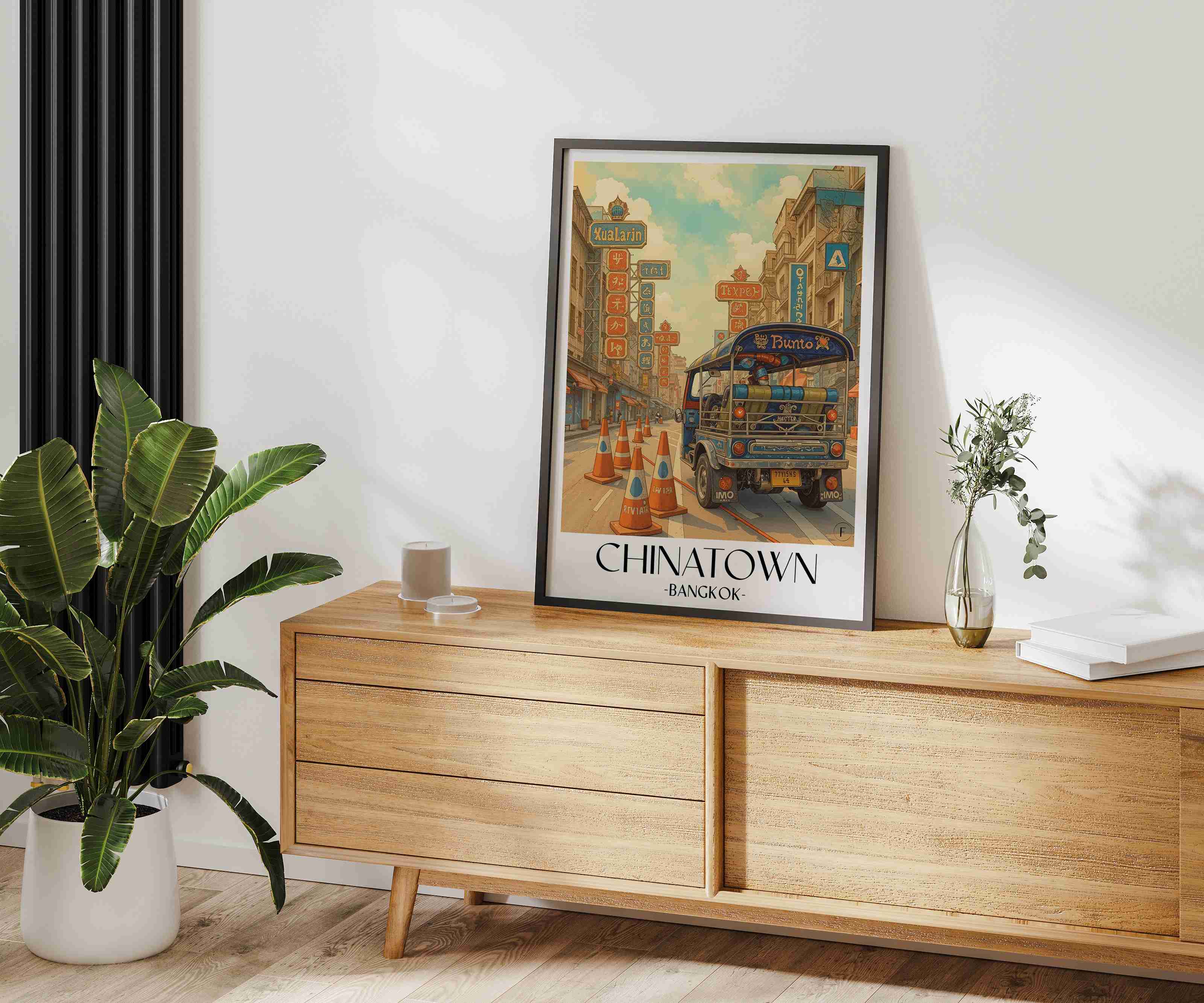 chinatown-bangkok-thailand-poster-aquarell
