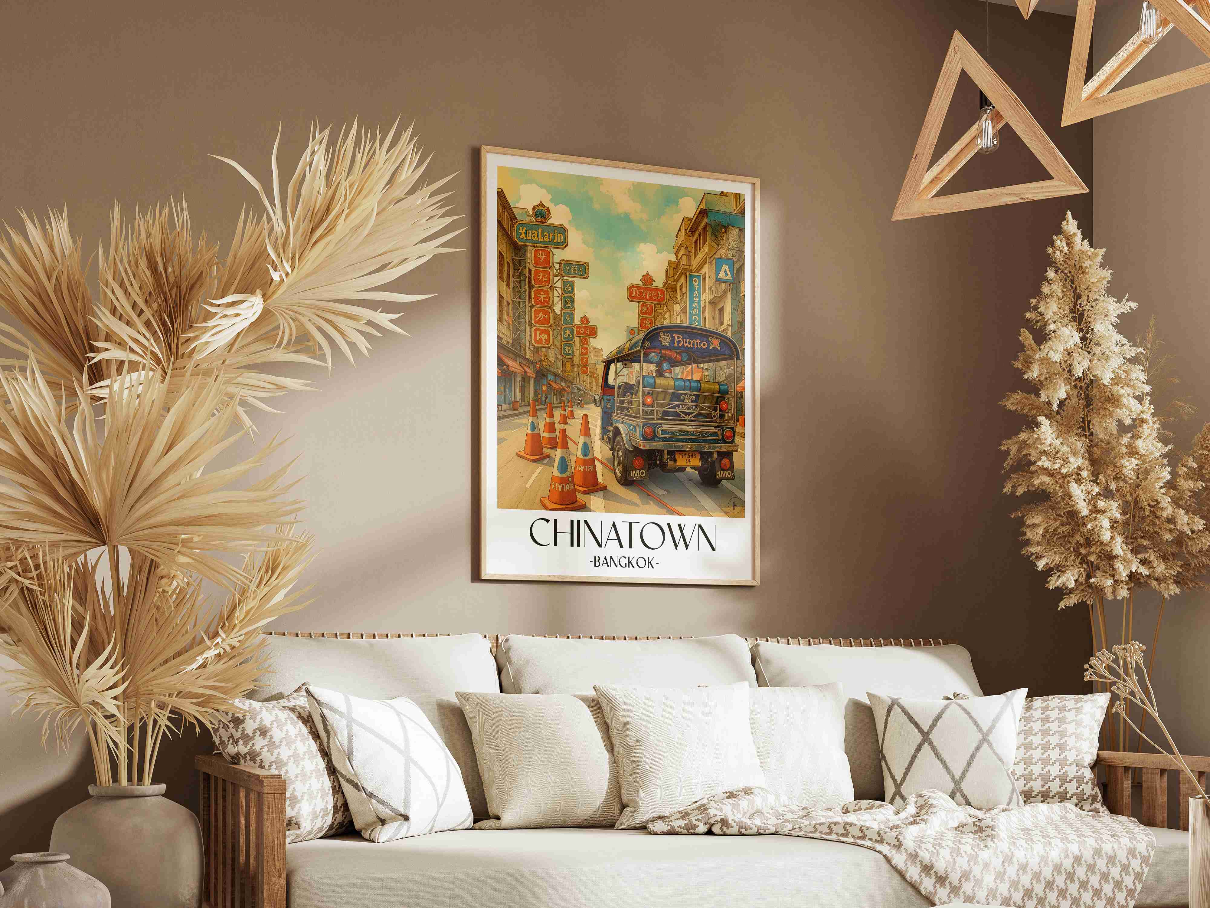 chinatown-bangkok-thailand-poster-aquarell
