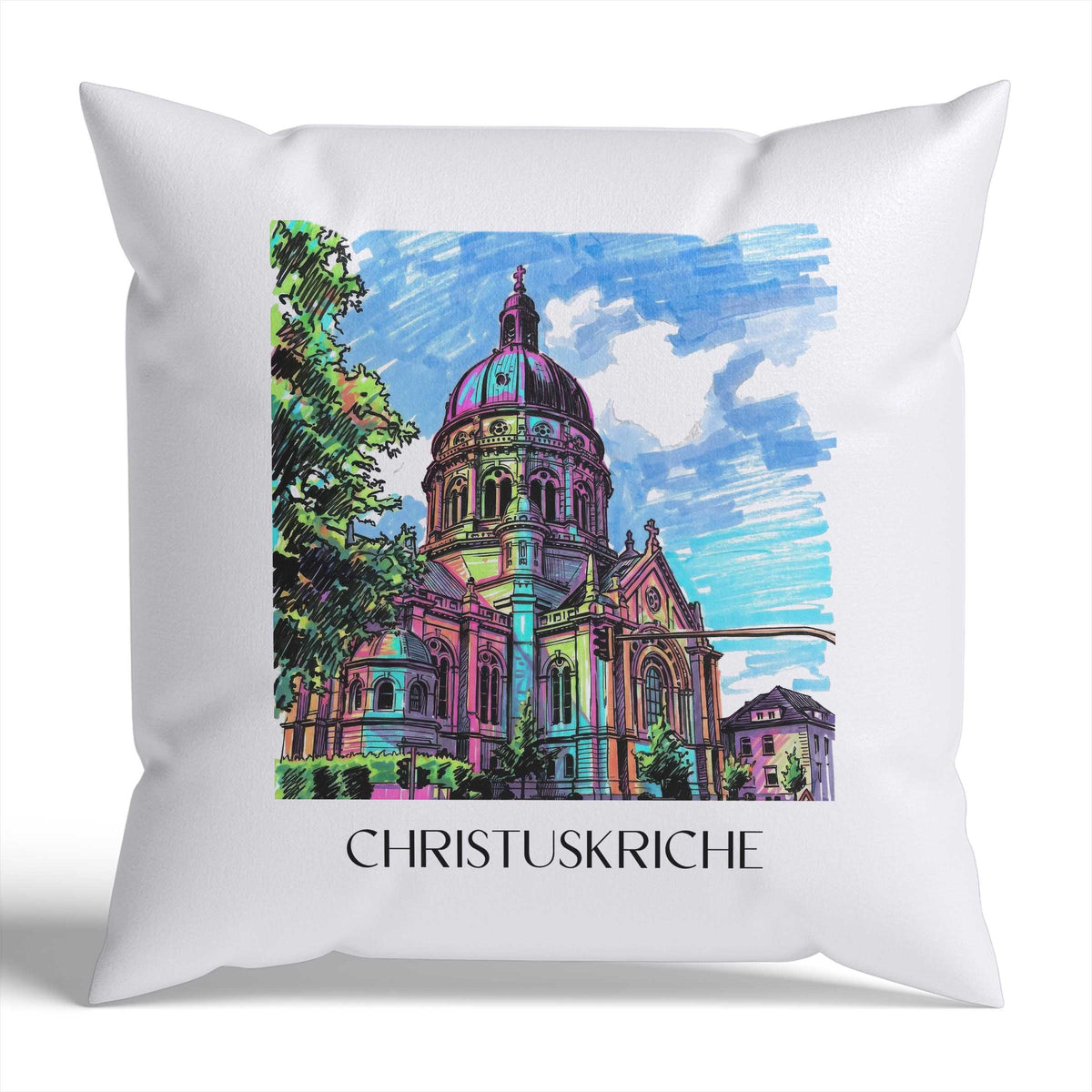 christuskriche-mainz-deutschland-kissenbezug-graffiti