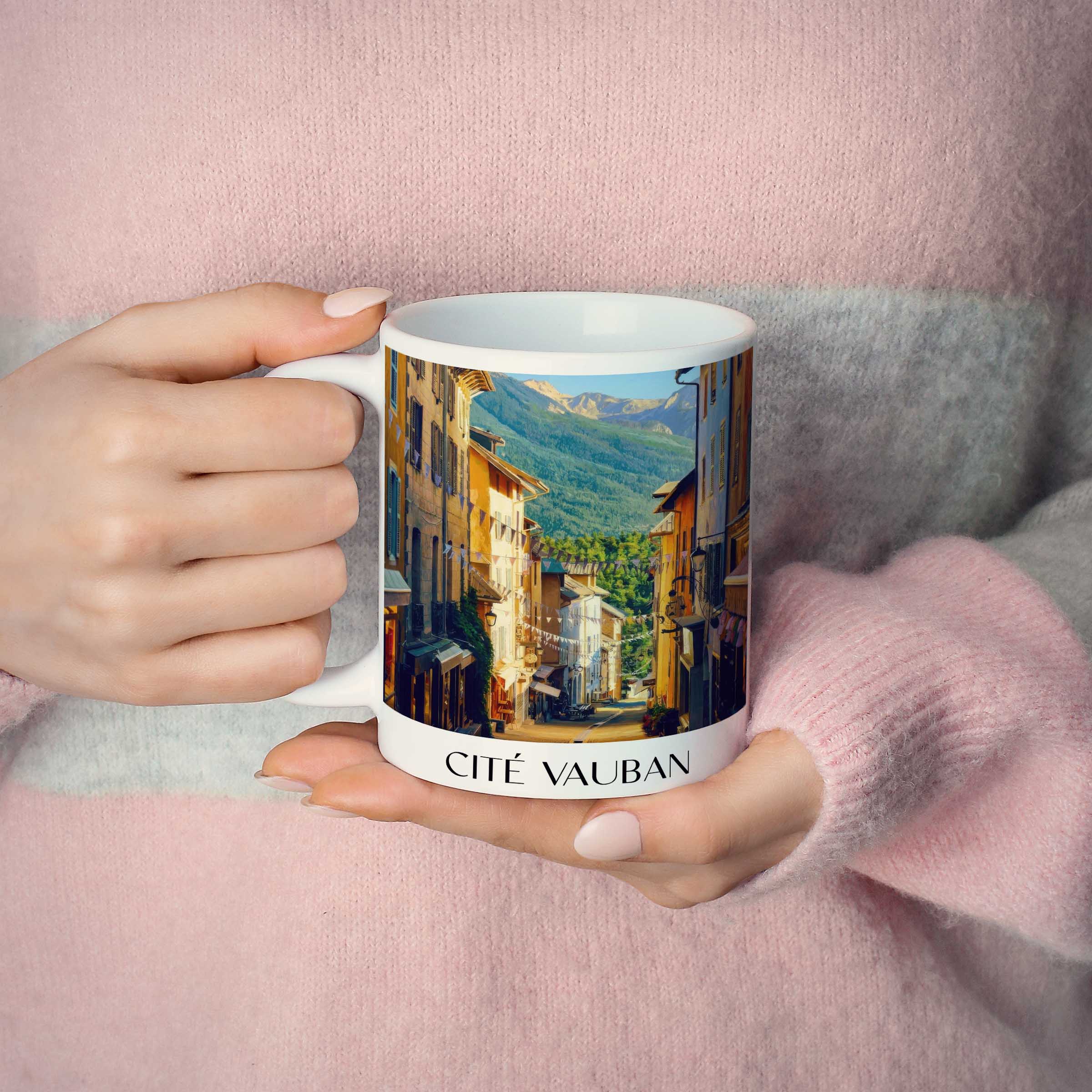 cité-vauban-briançon-frankreich-kaffeebecher-oil-painting-oelgemaelde
