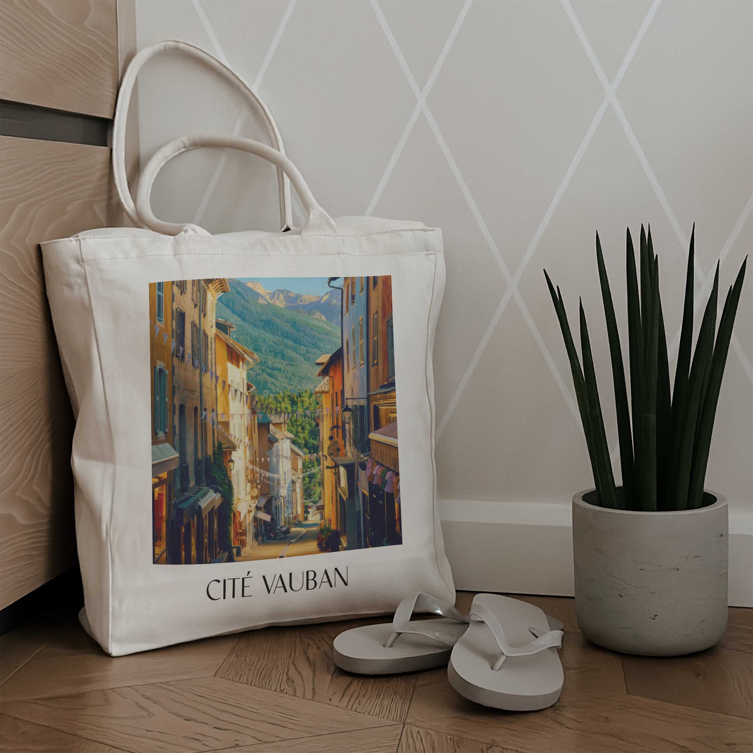 cité-vauban-briançon-frankreich-einkaufstasche-oil-painting-oelgemaelde