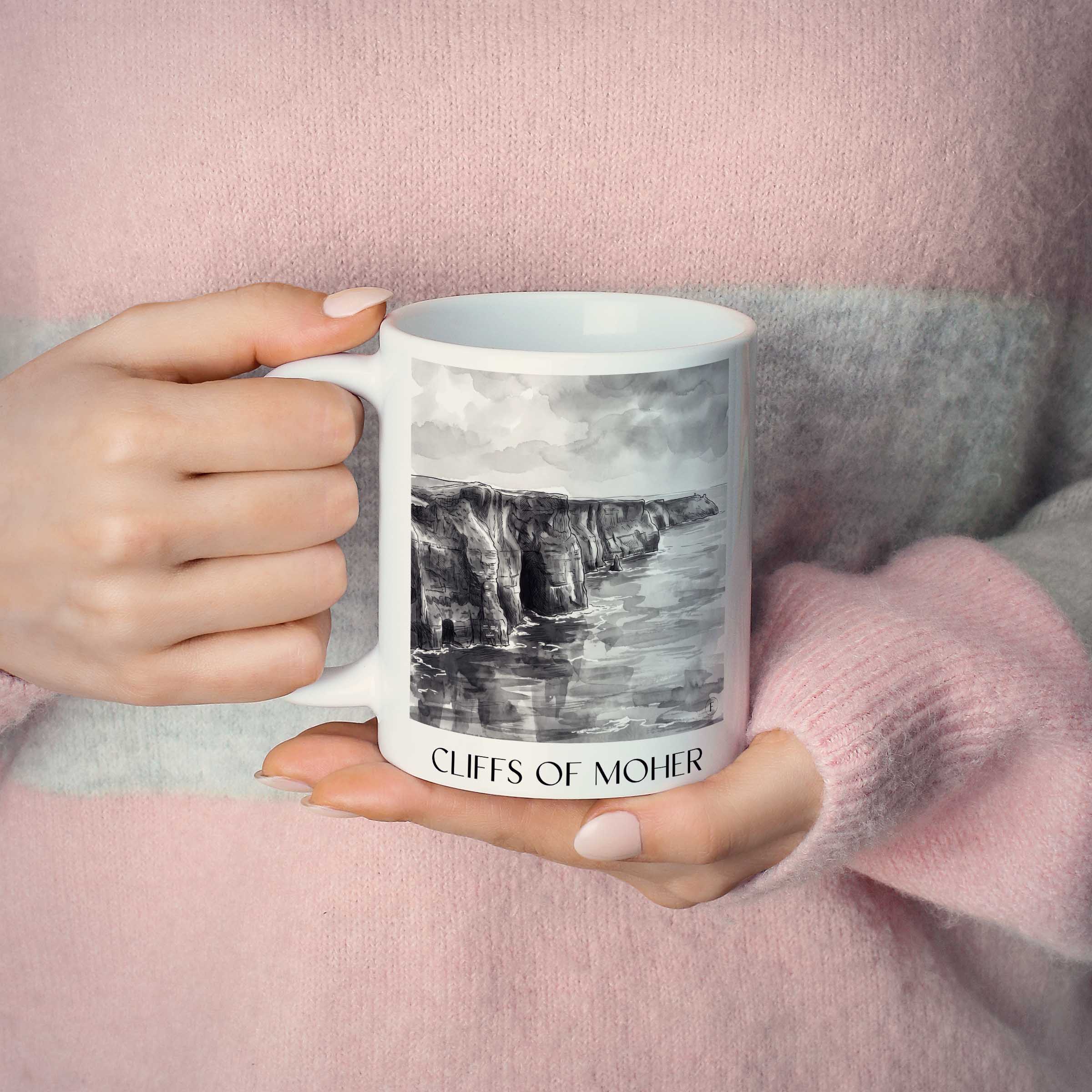 cliffs-of-moher-irland-irland-kaffeebecher-aquarell-schwarz-weiss