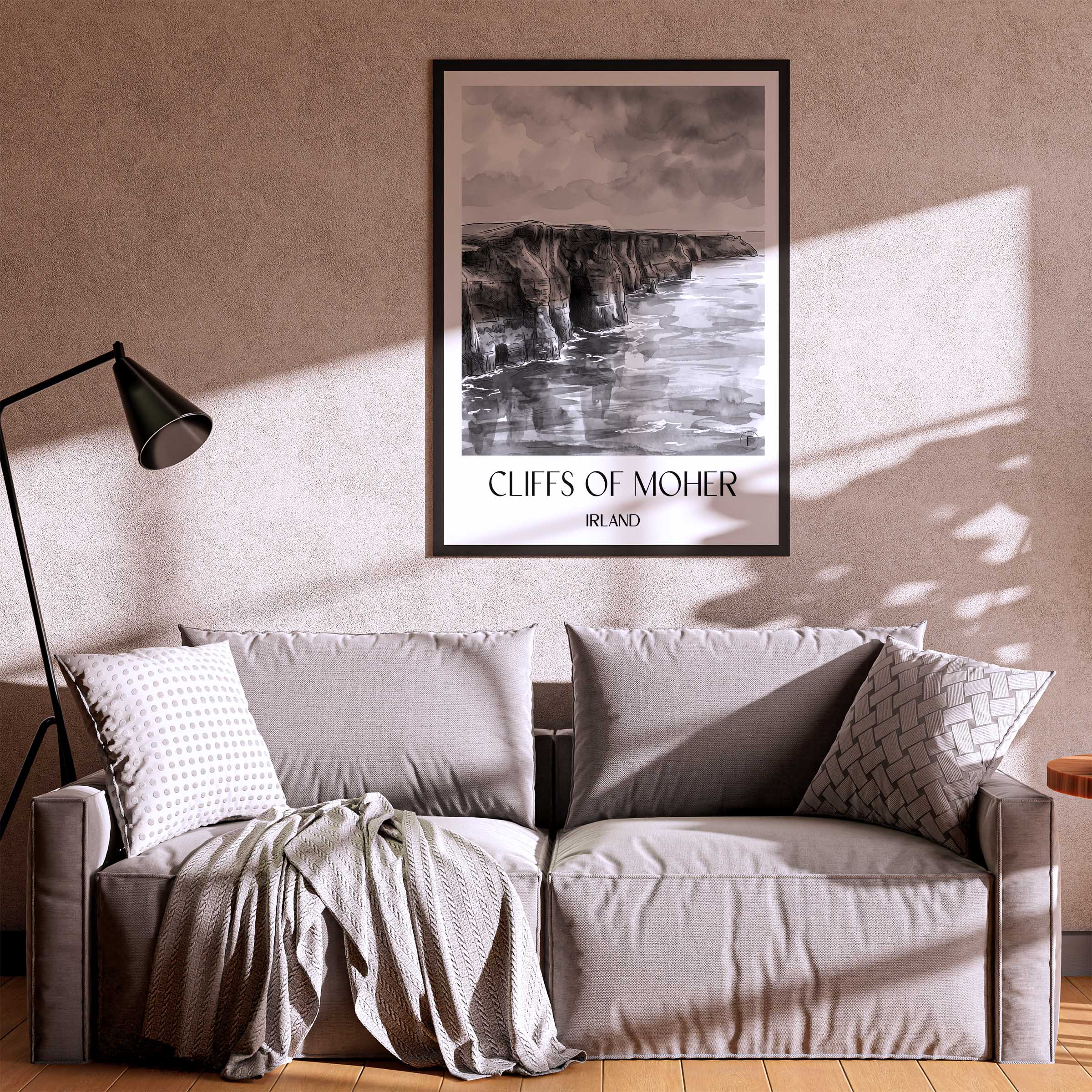 cliffs-of-moher-irland-irland-poster-aquarell-schwarz-weiss