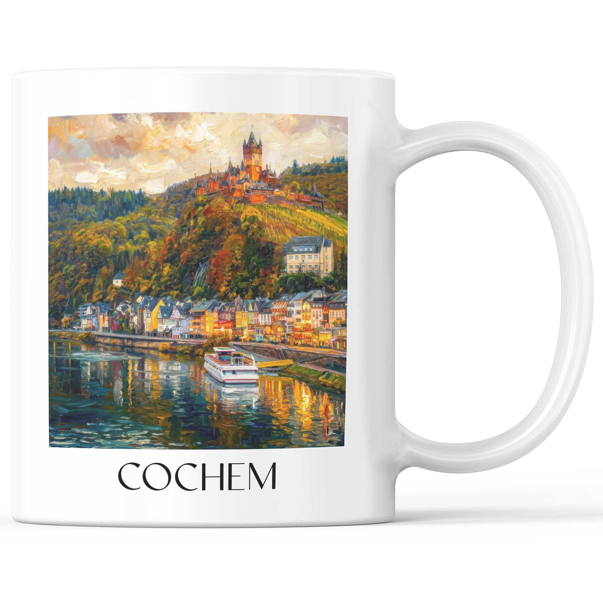 cochem-mosel-deutschland-kaffeebecher-oil-painting-oelgemaelde