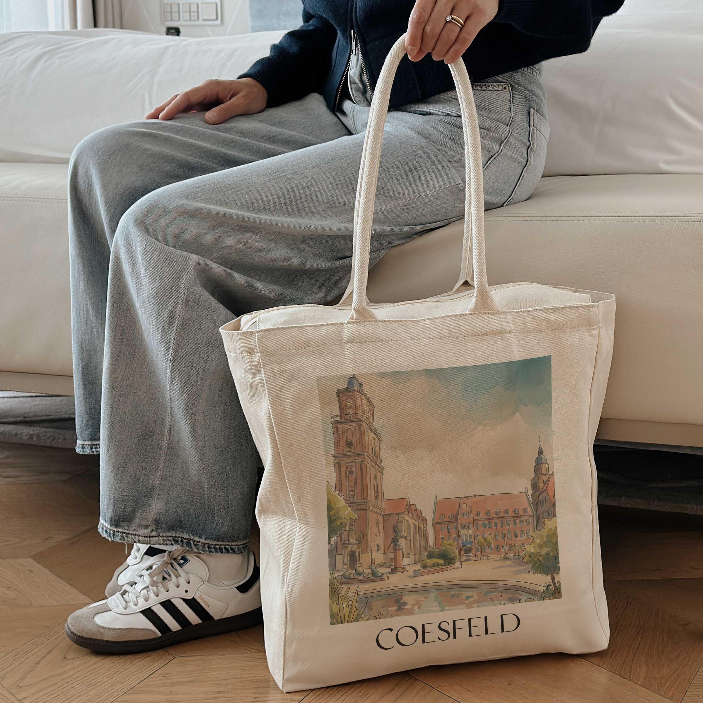 coesfeld-münsterland-deutschland-einkaufstasche-aquarell