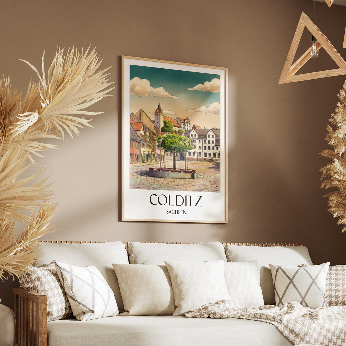 colditz-sachsen--deutschland-poster-aquarell