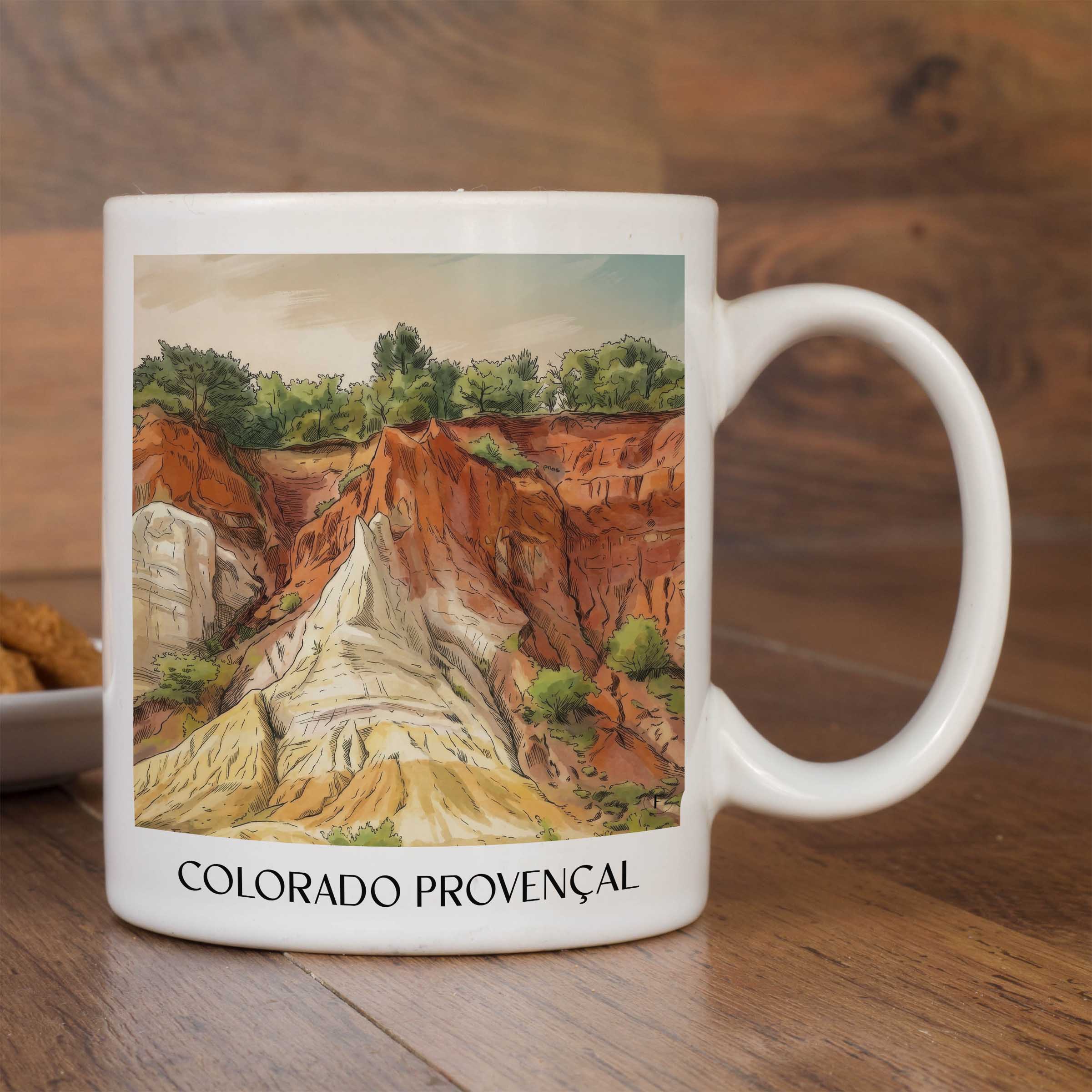 colorado-provençal-rustrel-frankreich-kaffeebecher-aquarell