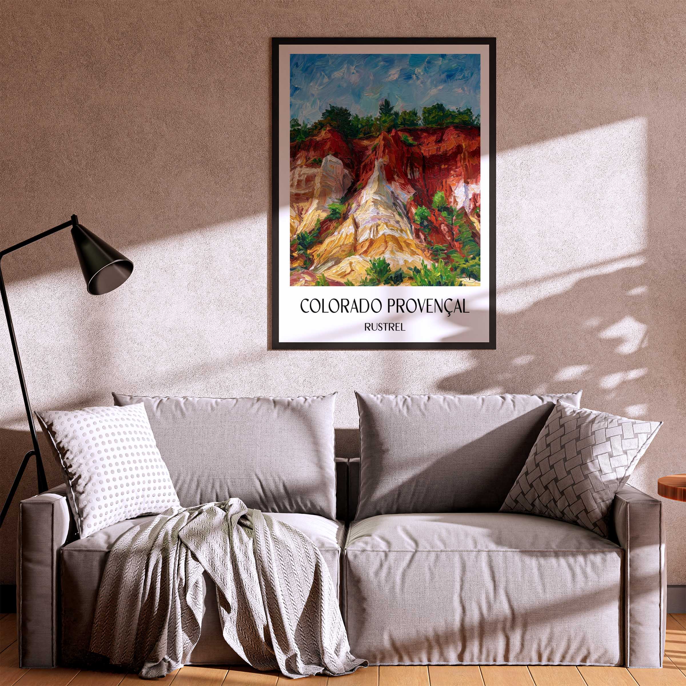 colorado-provençal-rustrel-frankreich-poster-oil-painting-oelgemaelde