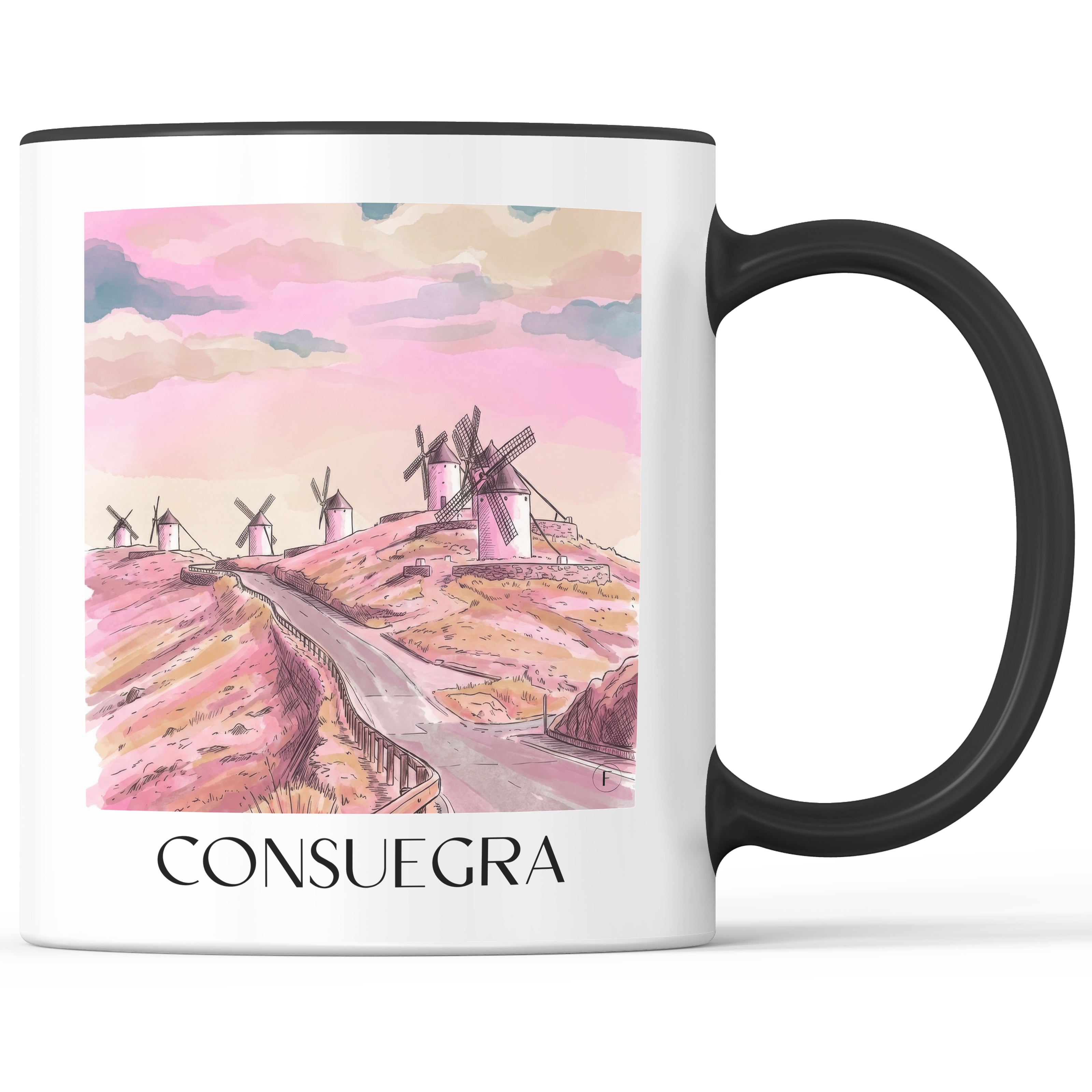 consuegra-spanien-spanien-und-spanien-kaffeebecher-aquarell-pink-rosa