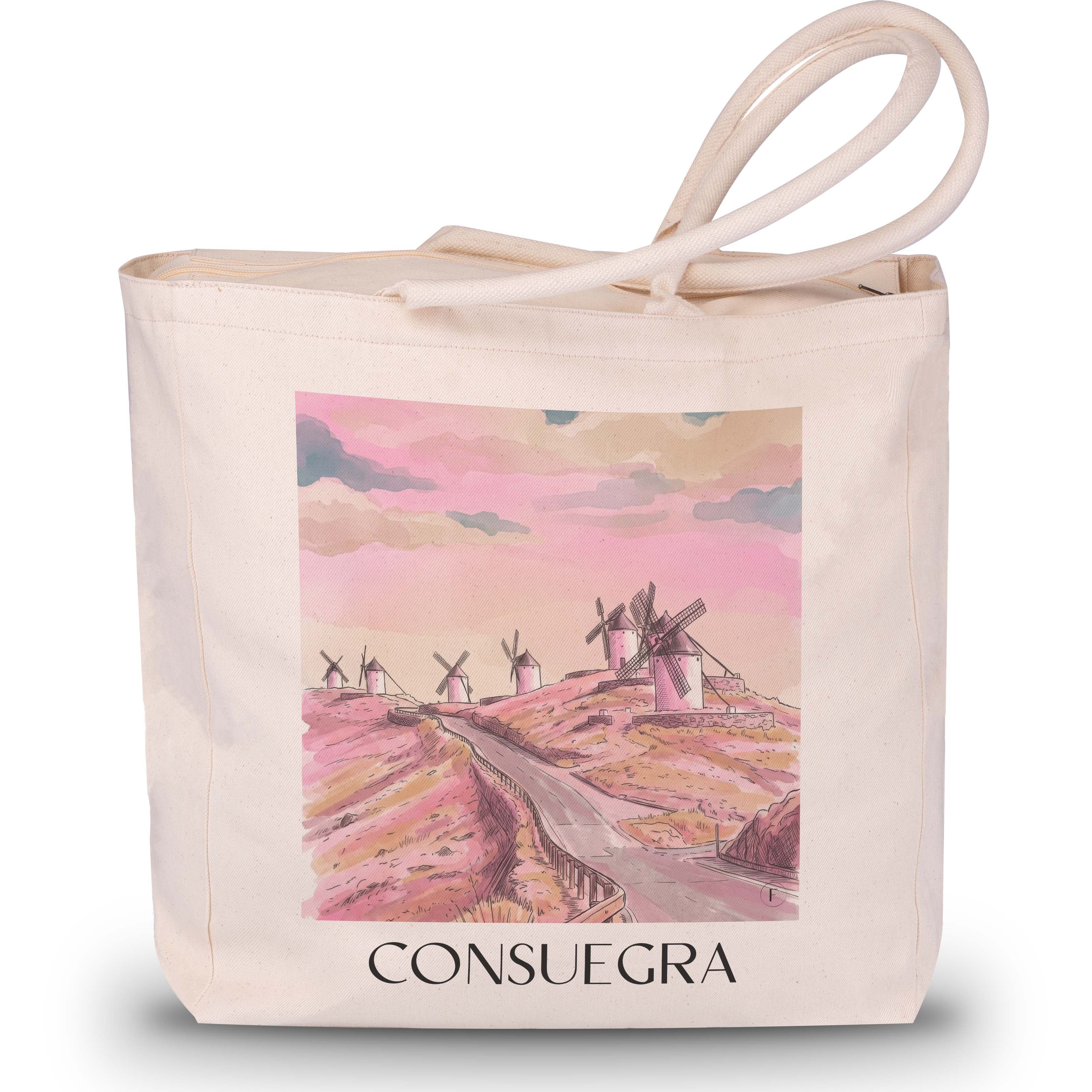 consuegra-spanien-spanien-einkaufstasche-aquarell-pink-rosa