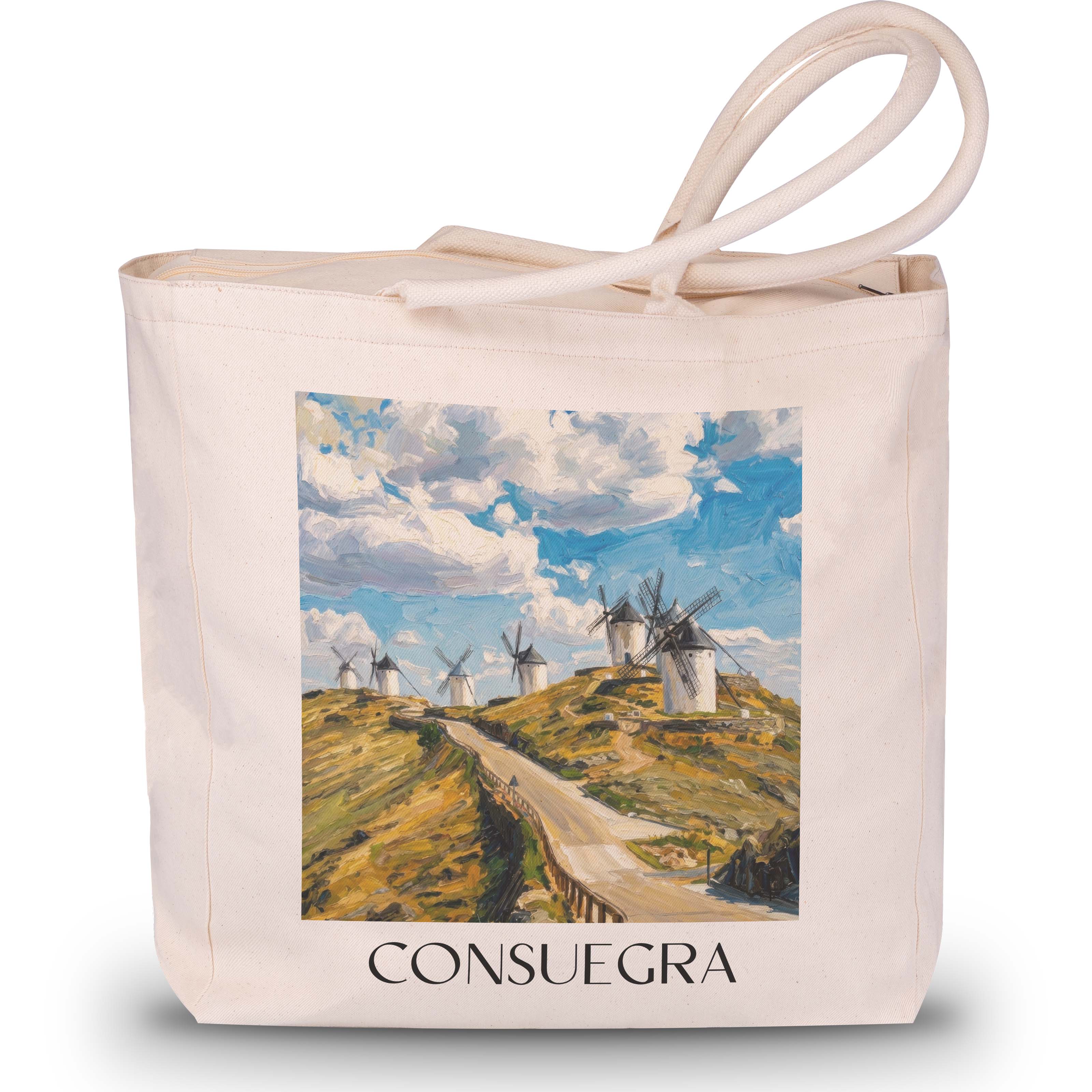 consuegra-spanien-spanien-einkaufstasche-oil-painting-oelgemaelde