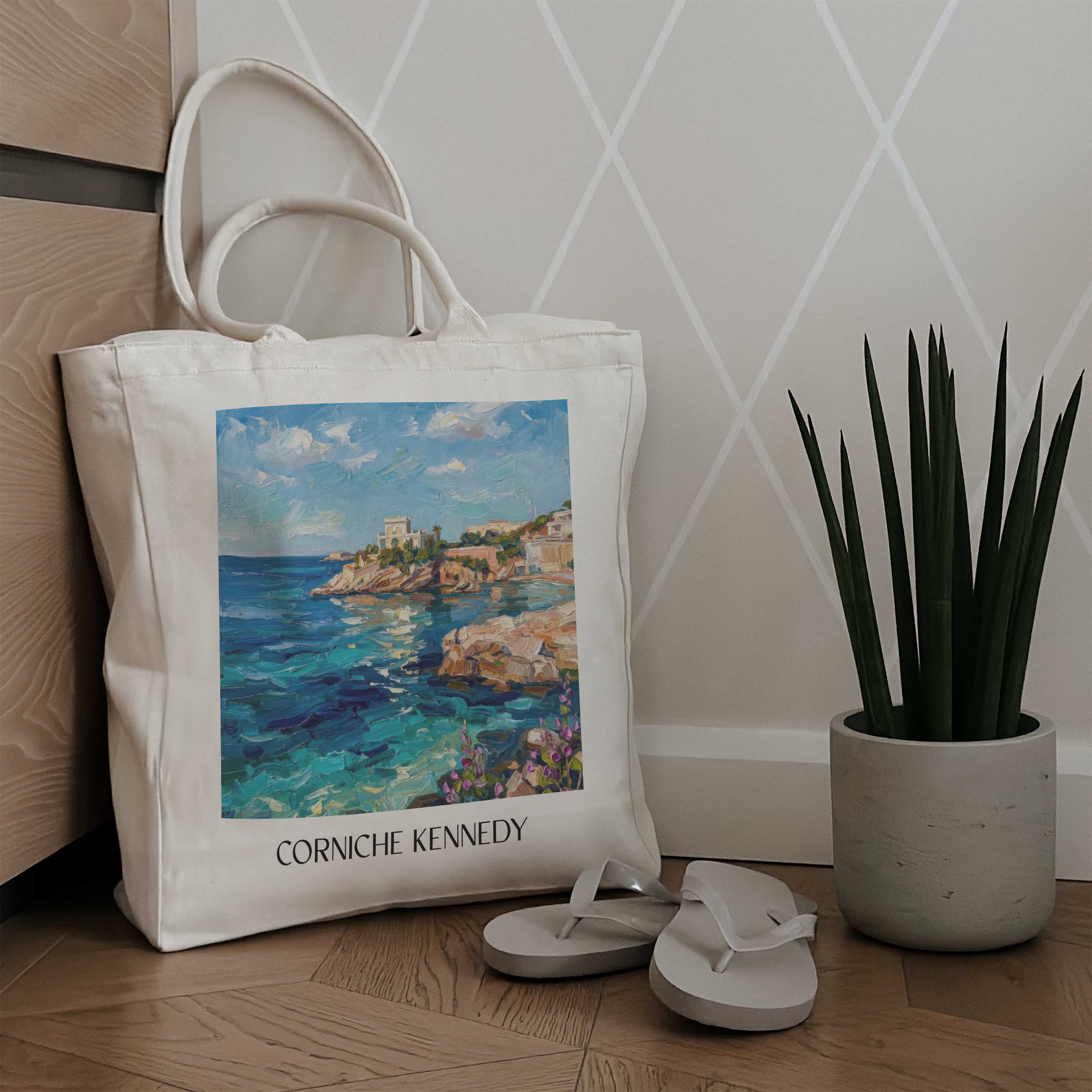 corniche-kennedy-marseille-frankreich-einkaufstasche-oil-painting-oelgemaelde