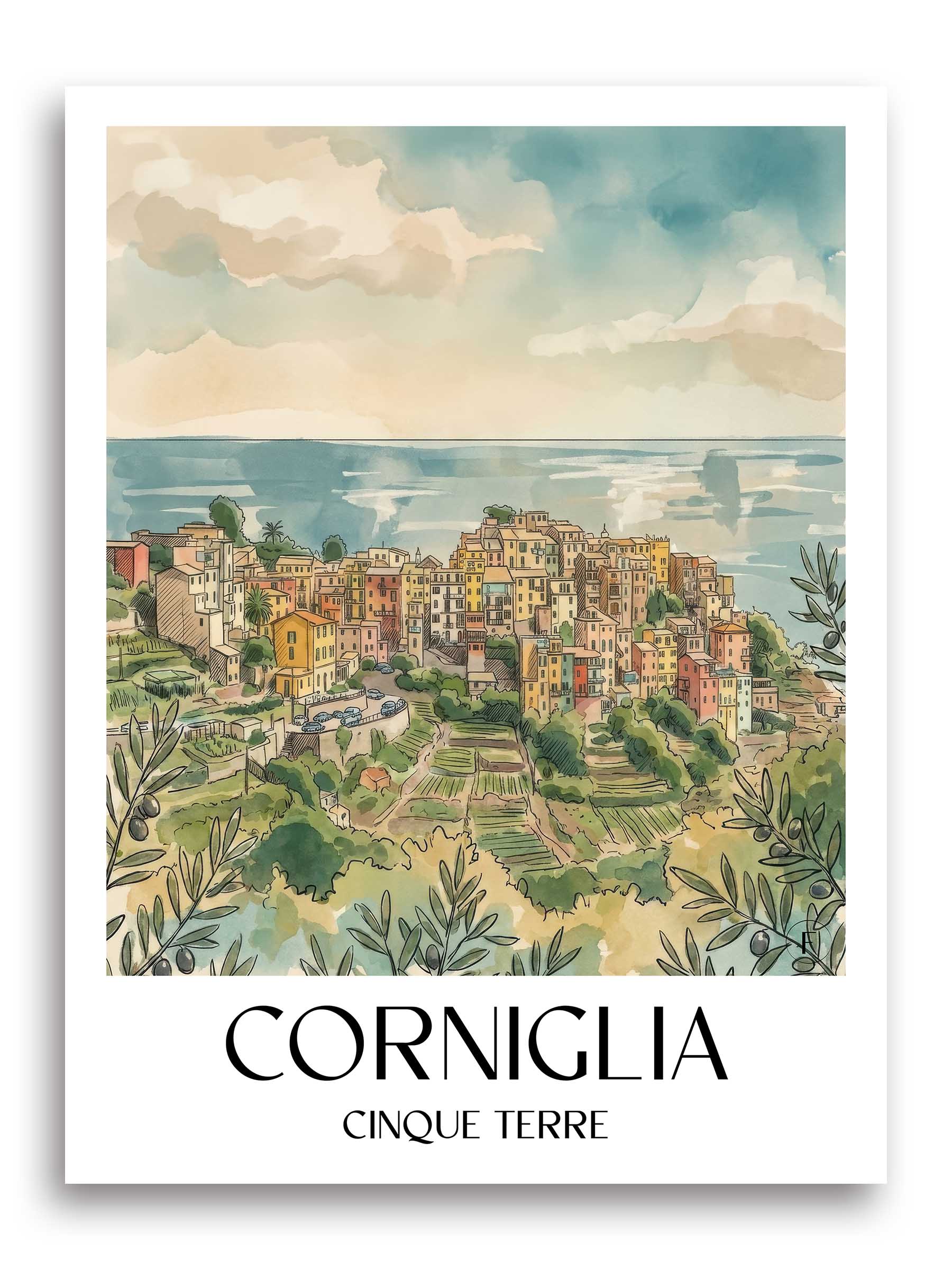 corniglia-cinque-terre-italien-poster-aquarell
