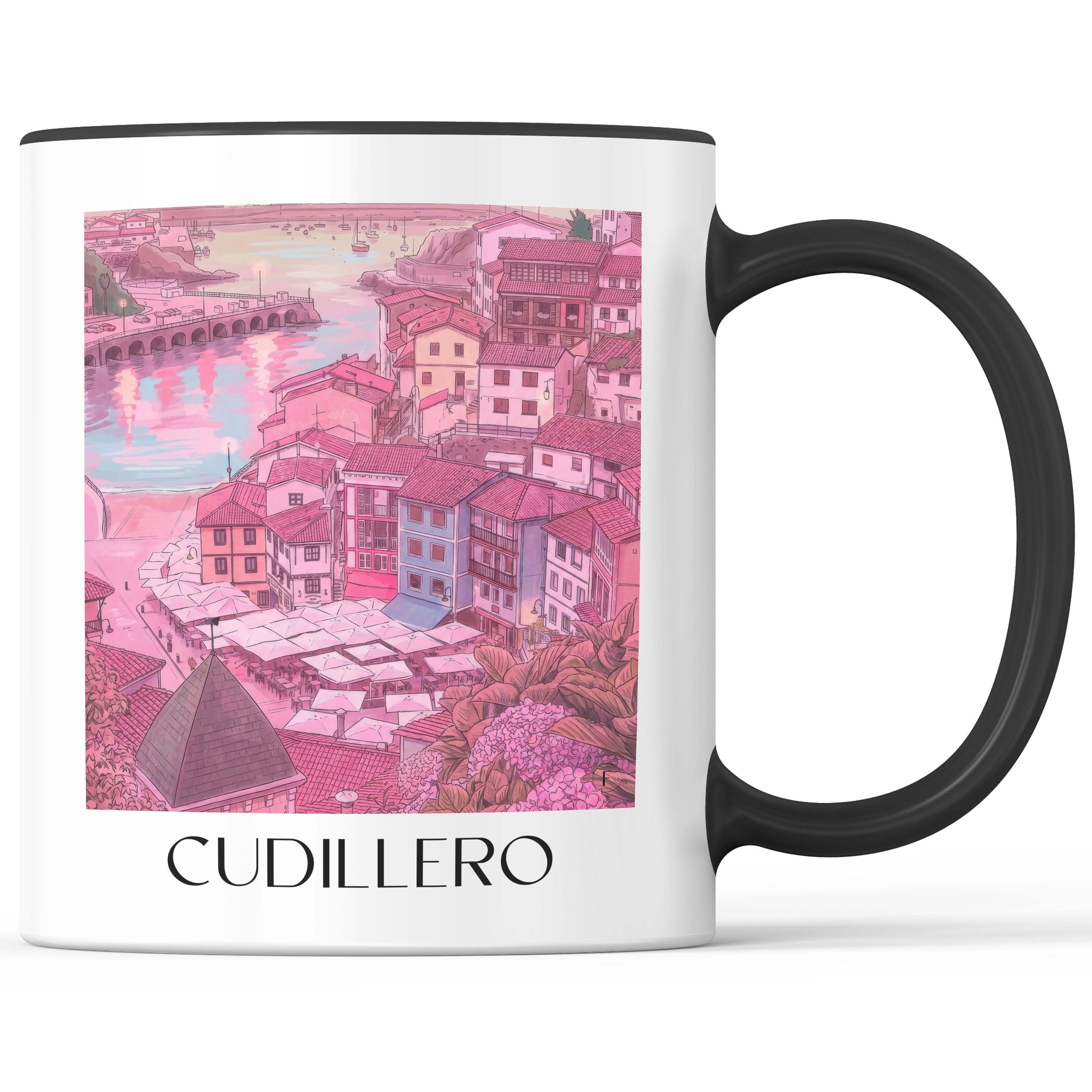 cudillero--spanien-spanien-kaffeebecher-aquarell-pink-rosa