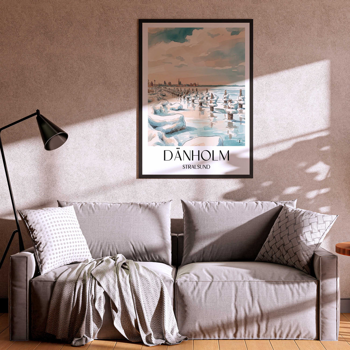 dänholm-stralsund-deutschland-poster-aquarell