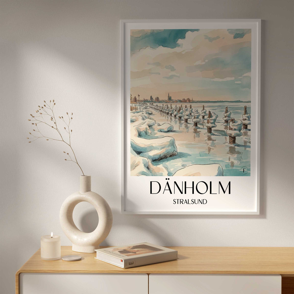 dänholm-stralsund-deutschland-poster-aquarell