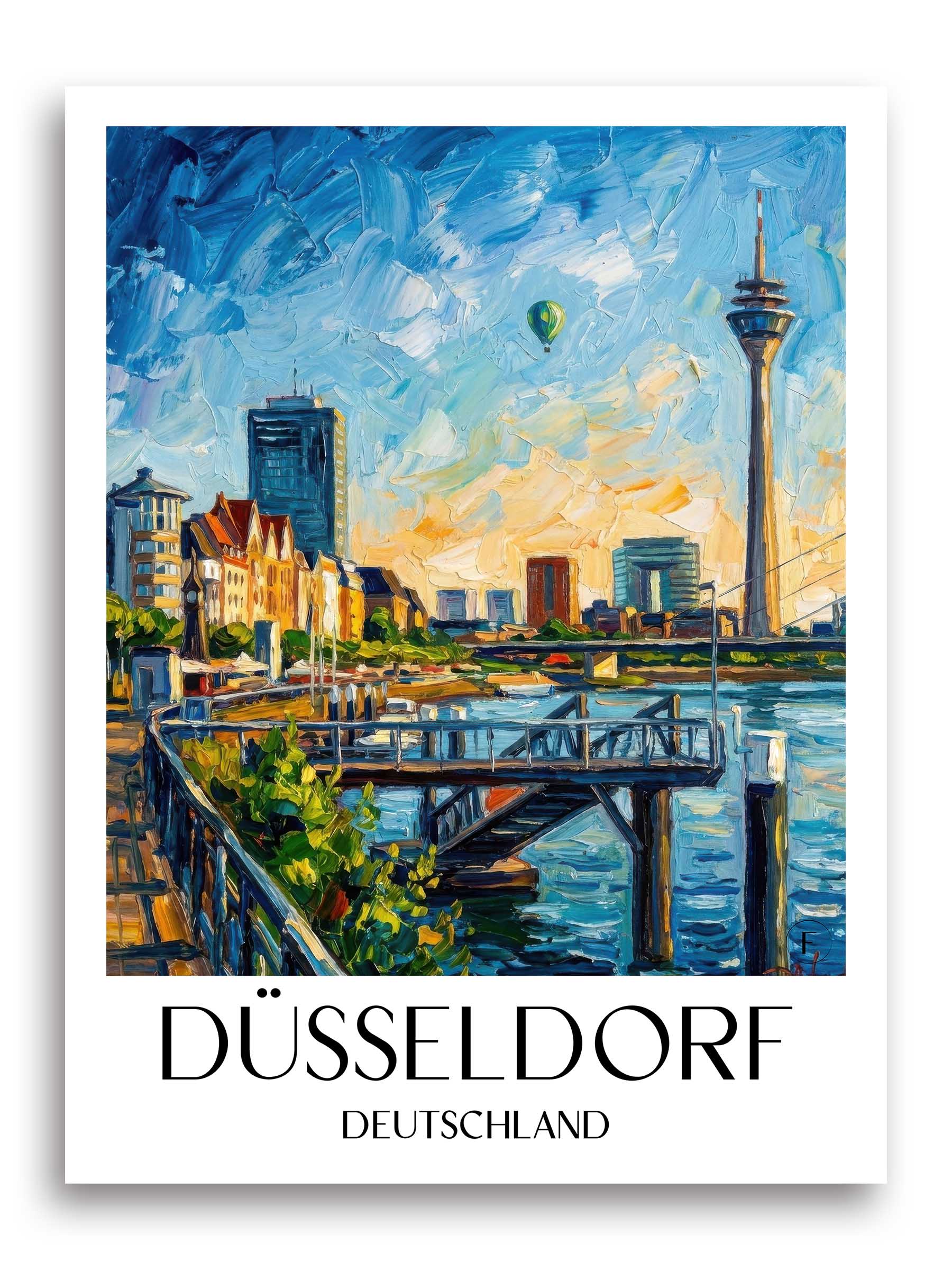 düsseldorf-deutschland-poster-oil-painting-oelgemaelde