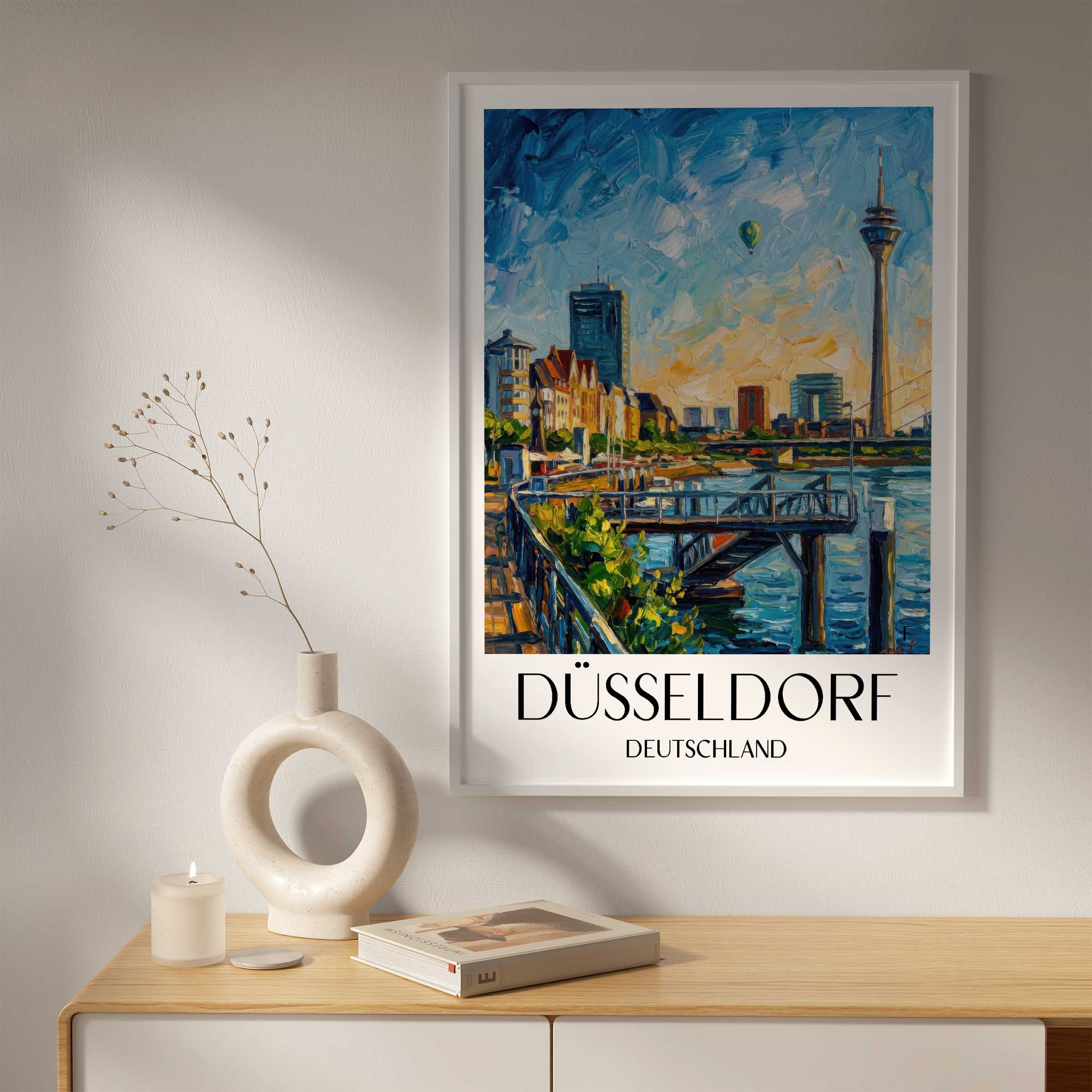 düsseldorf-deutschland-poster-oil-painting-oelgemaelde