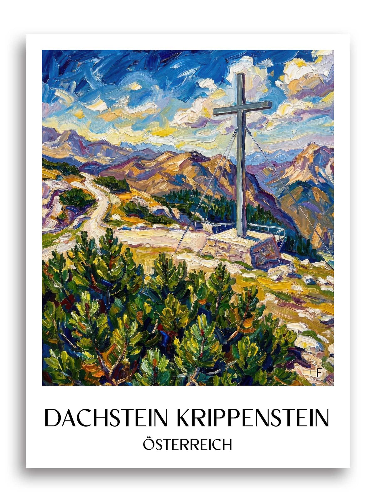 dachstein-krippenstein-österreich-österreich-poster-oil-painting-oelgemaelde