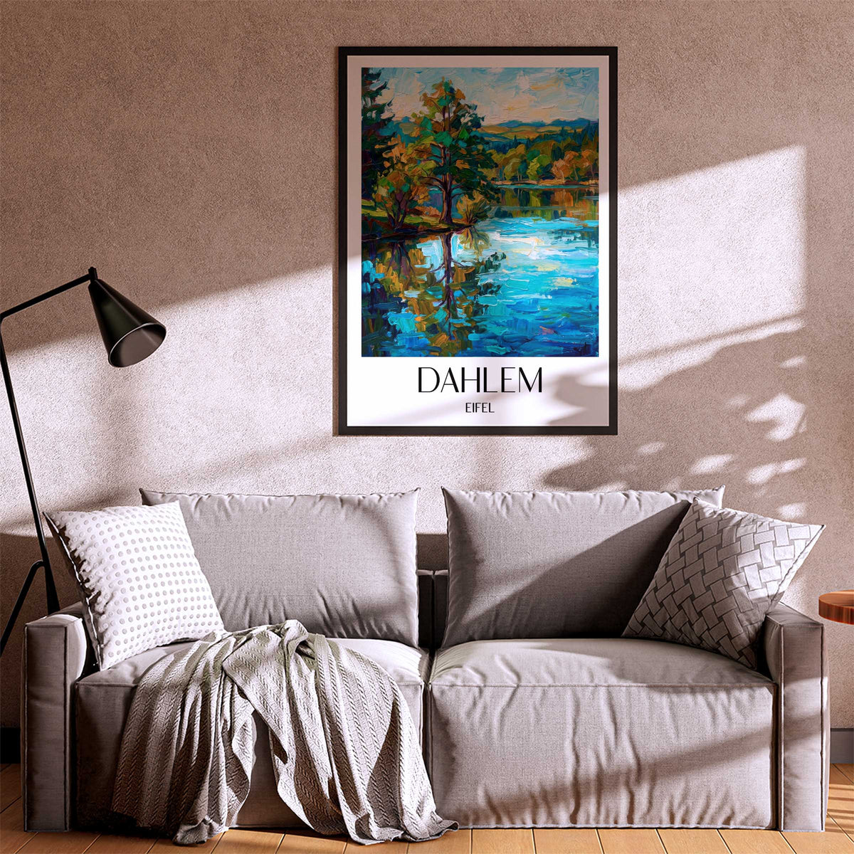 dahlem-eifel-deutschland-poster-oil-painting-oelgemaelde
