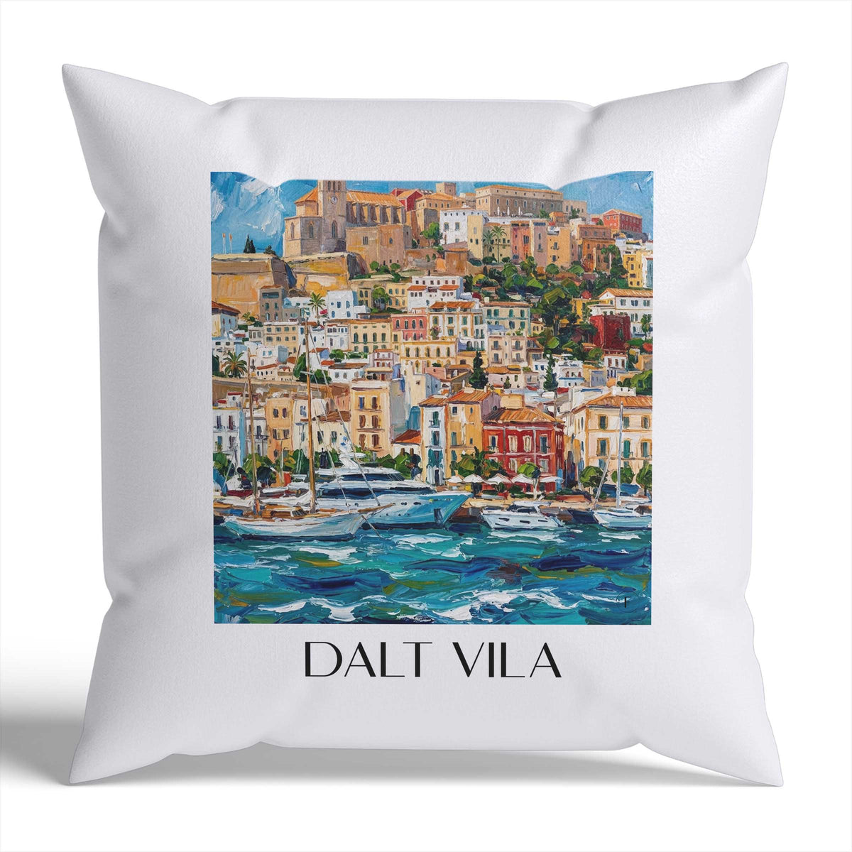 dalt-vila-ibiza-spanien-kissenbezug-oil-painting-oelgemaelde