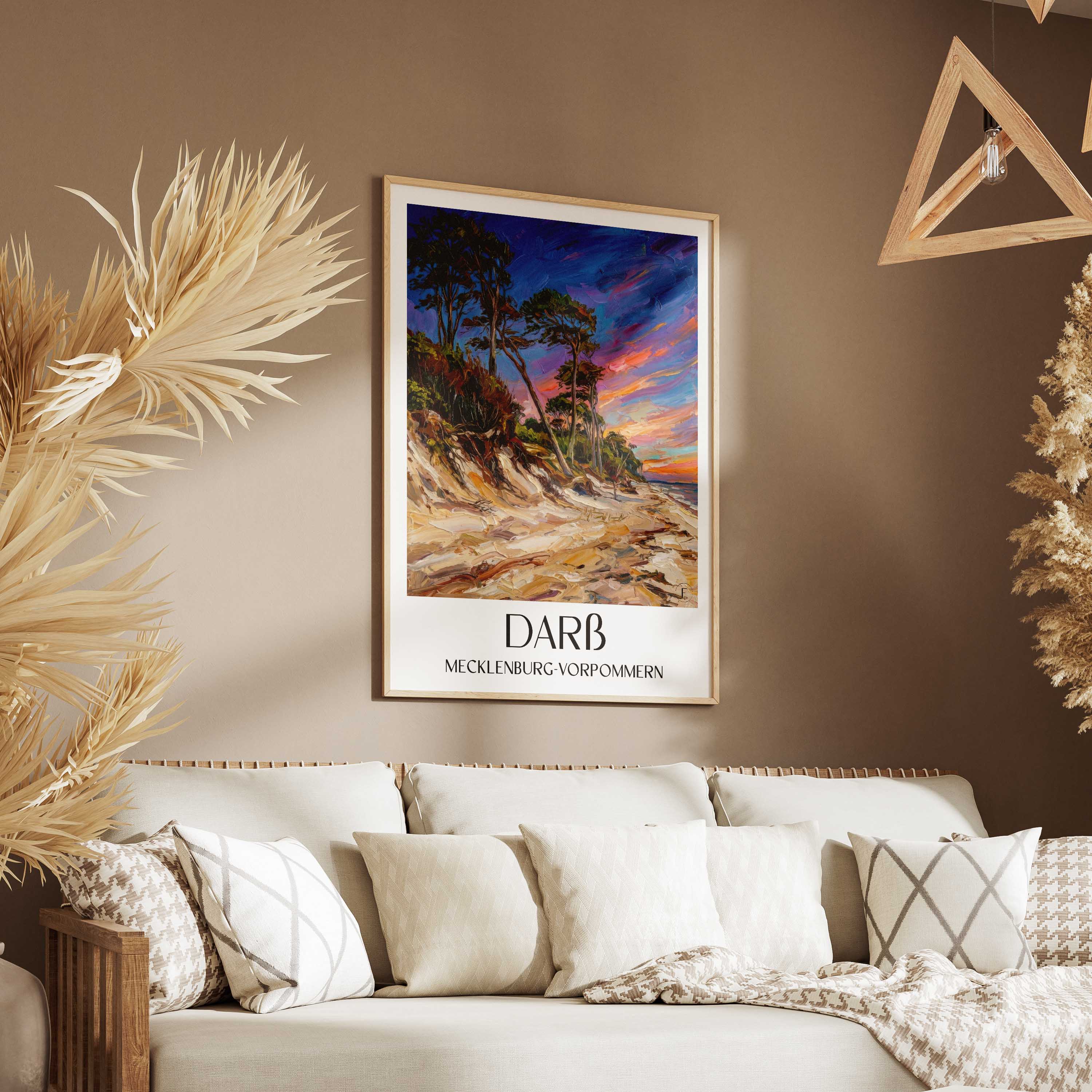 darß-mecklenburg-vorpommern-deutschland-poster-oil-painting-oelgemaelde