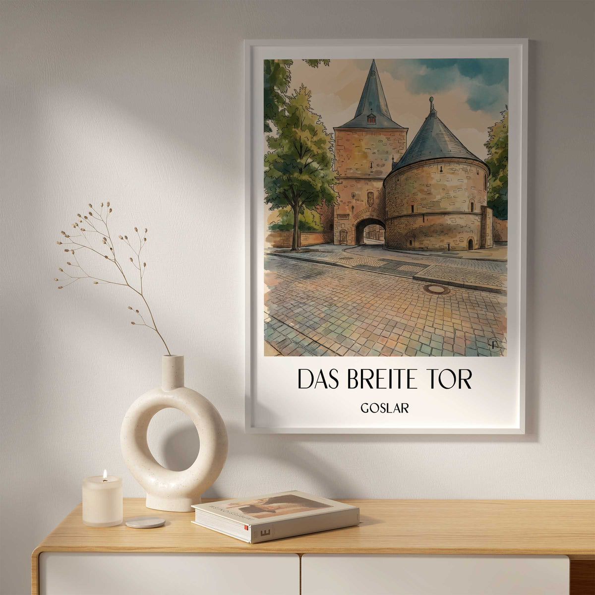 das-breite-tor-goslar-deutschland-poster-aquarell