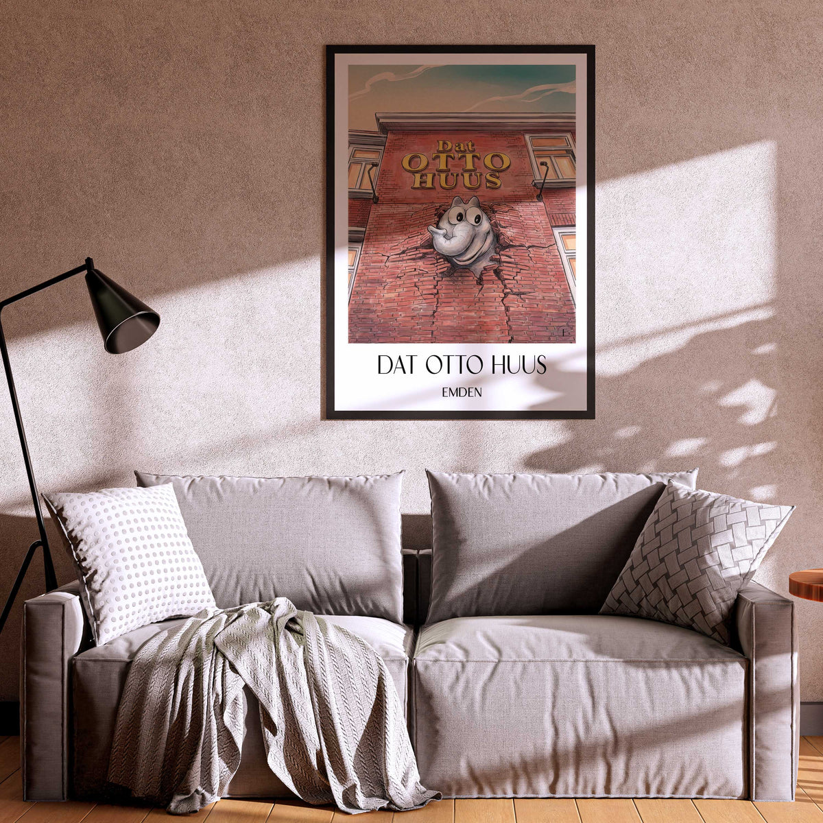 dat-otto-huus-emden-deutschland-poster-aquarell