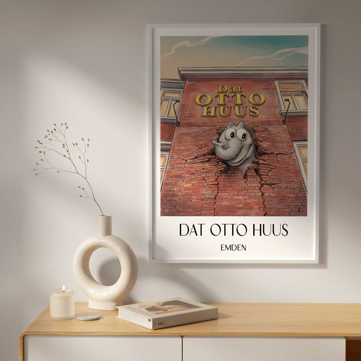 dat-otto-huus-emden-deutschland-poster-aquarell