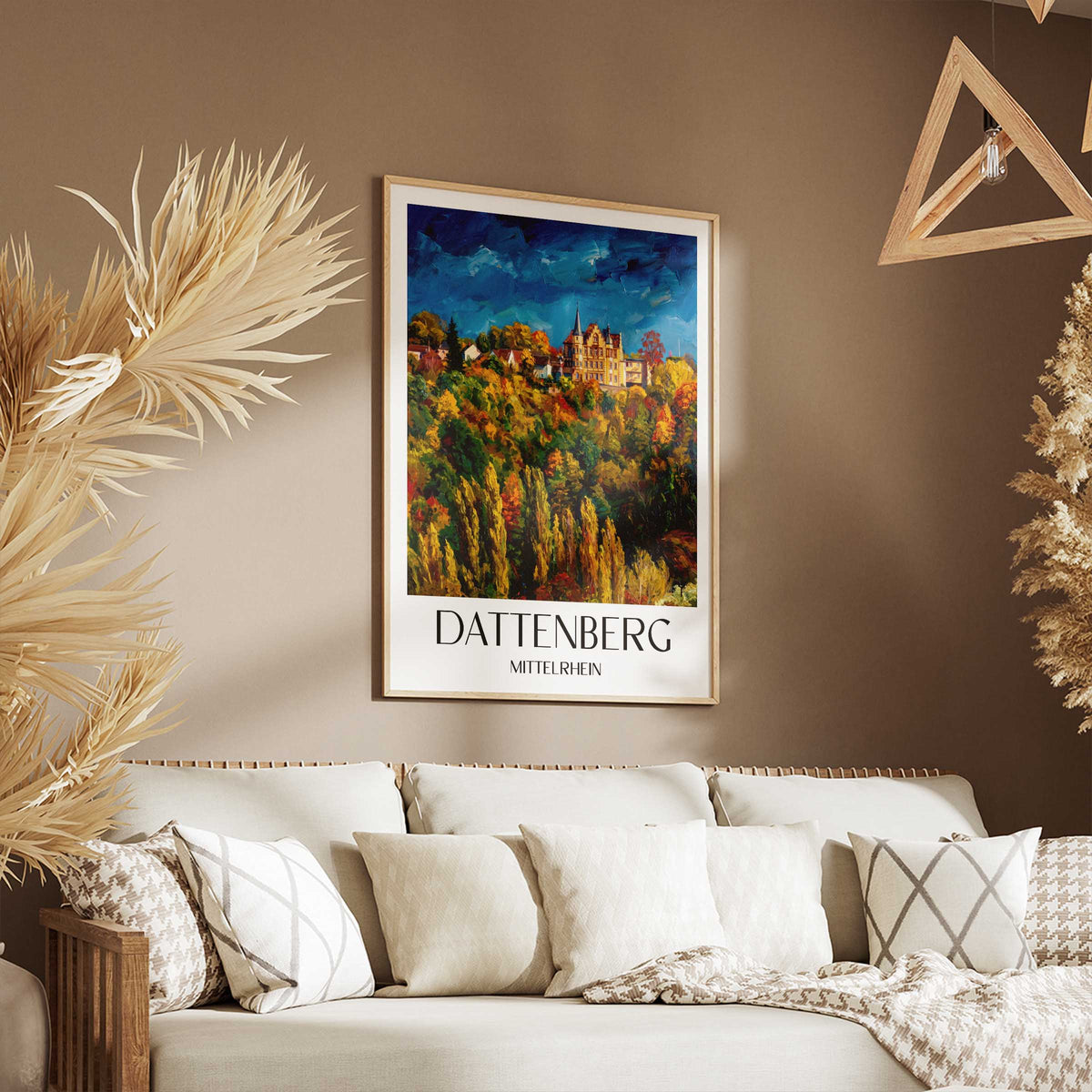 dattenberg-mittelrhein-deutschland-poster-oil-painting-oelgemaelde