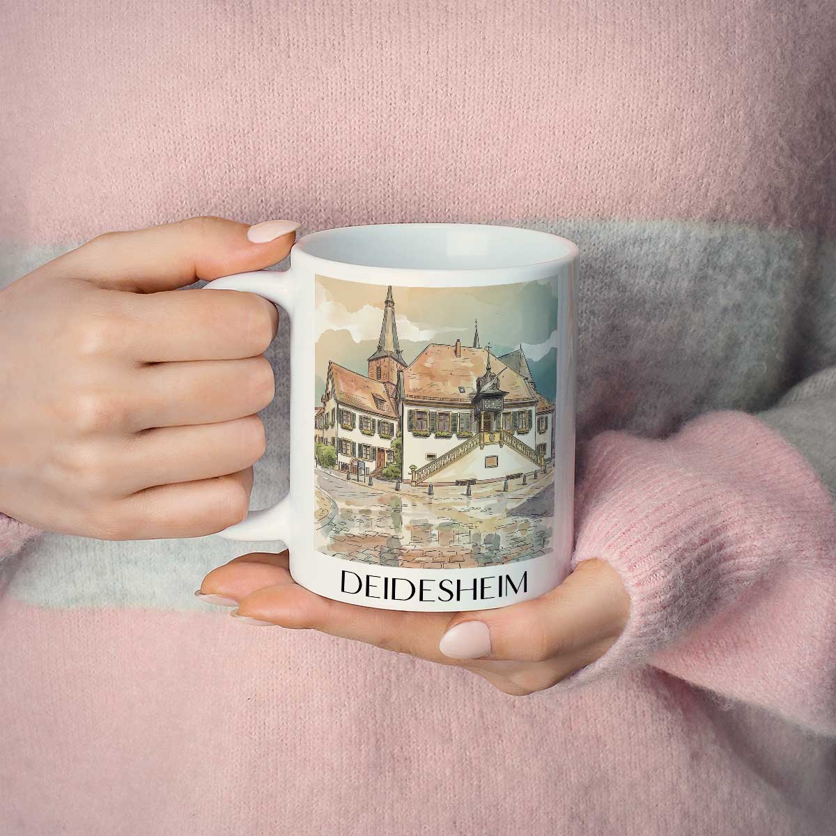 deidesheim-pfälzer-weinstraße-deutschland-kaffeebecher-aquarell