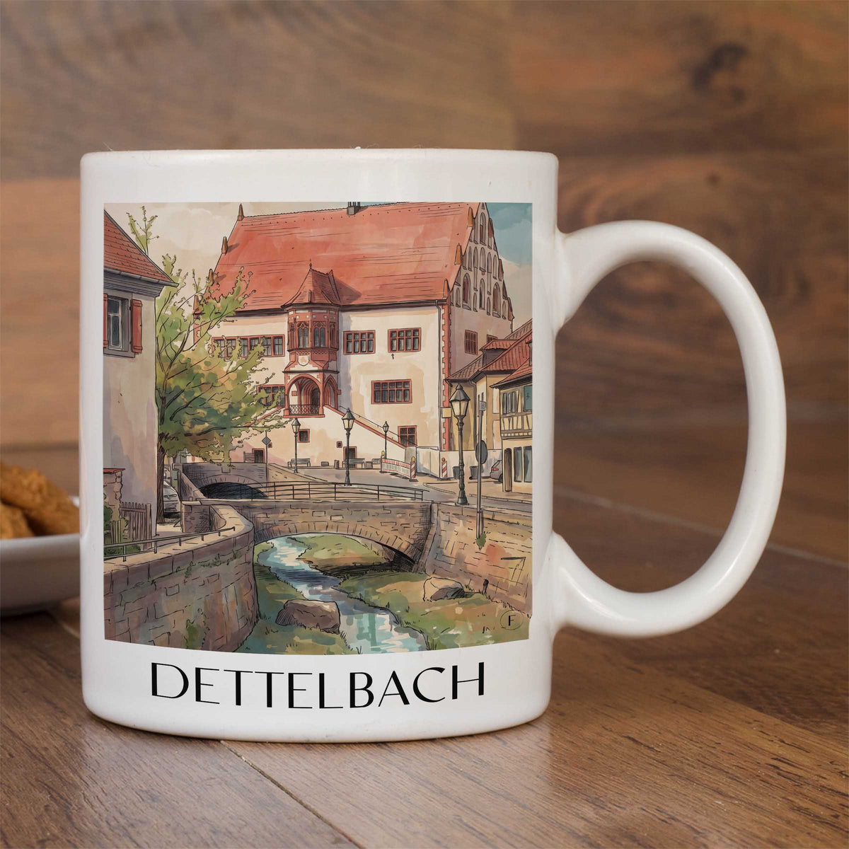 dettelbach-mainfranken-deutschland-kaffeebecher-aquarell
