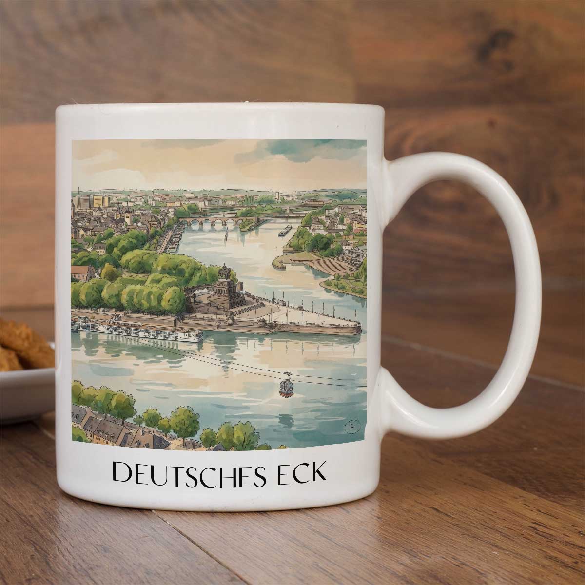 deutsches-eck-koblenz-deutschland-kaffeebecher-aquarell