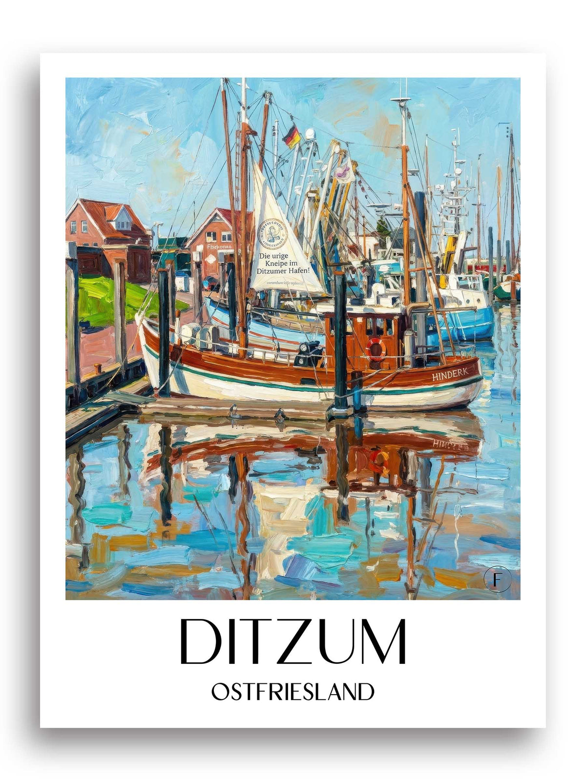 ditzum-ostfriesland-deutschland-poster-oil-painting-oelgemaelde
