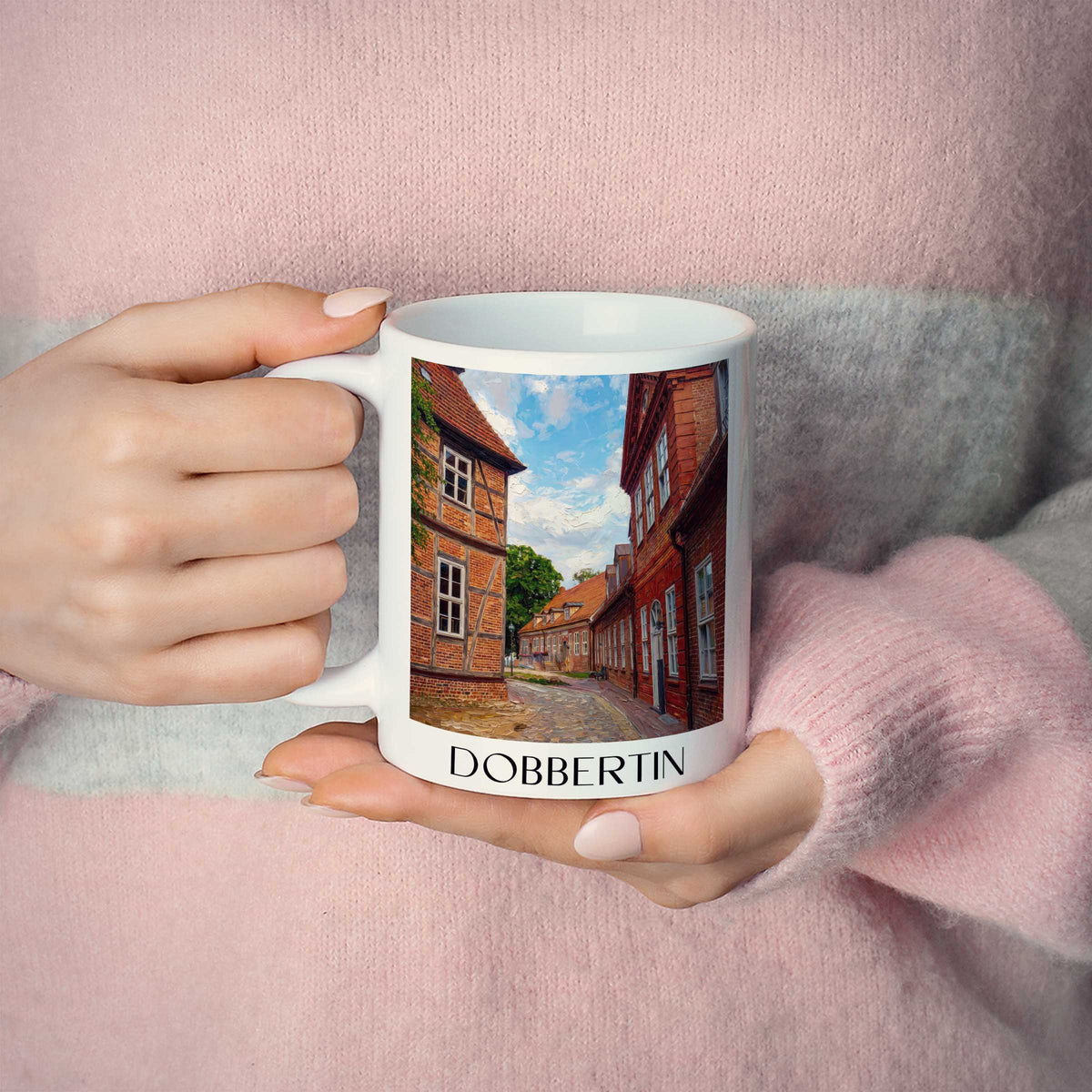 dobbertin-mecklenburgische-seenplatte-deutschland-kaffeebecher-oil-painting-oelgemaelde