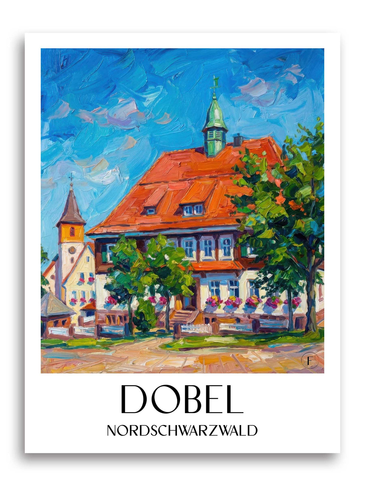 dobel-nordschwarzwald-deutschland-poster-oil-painting-oelgemaelde