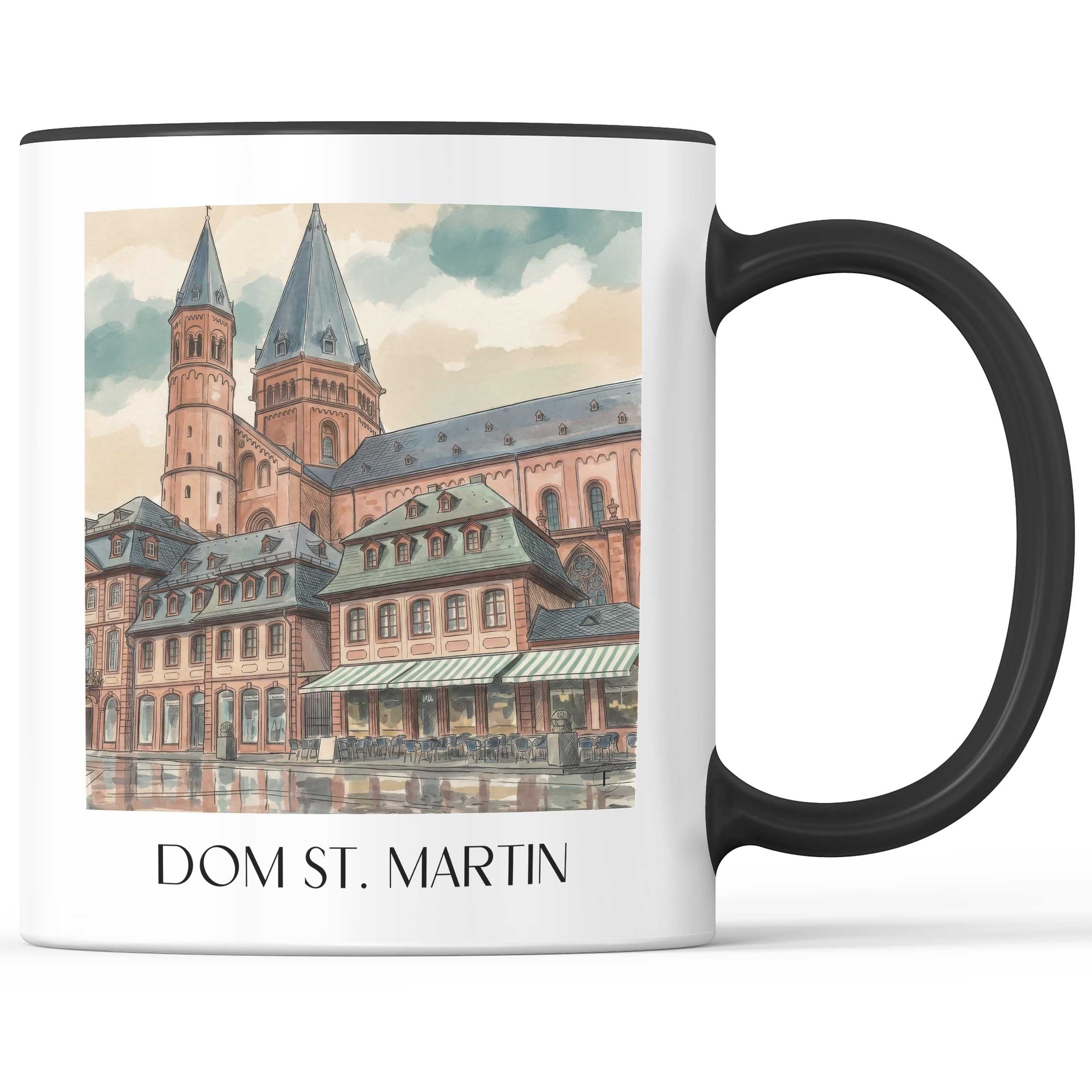 dom-st.-martin-mainz-deutschland-kaffeebecher-aquarell