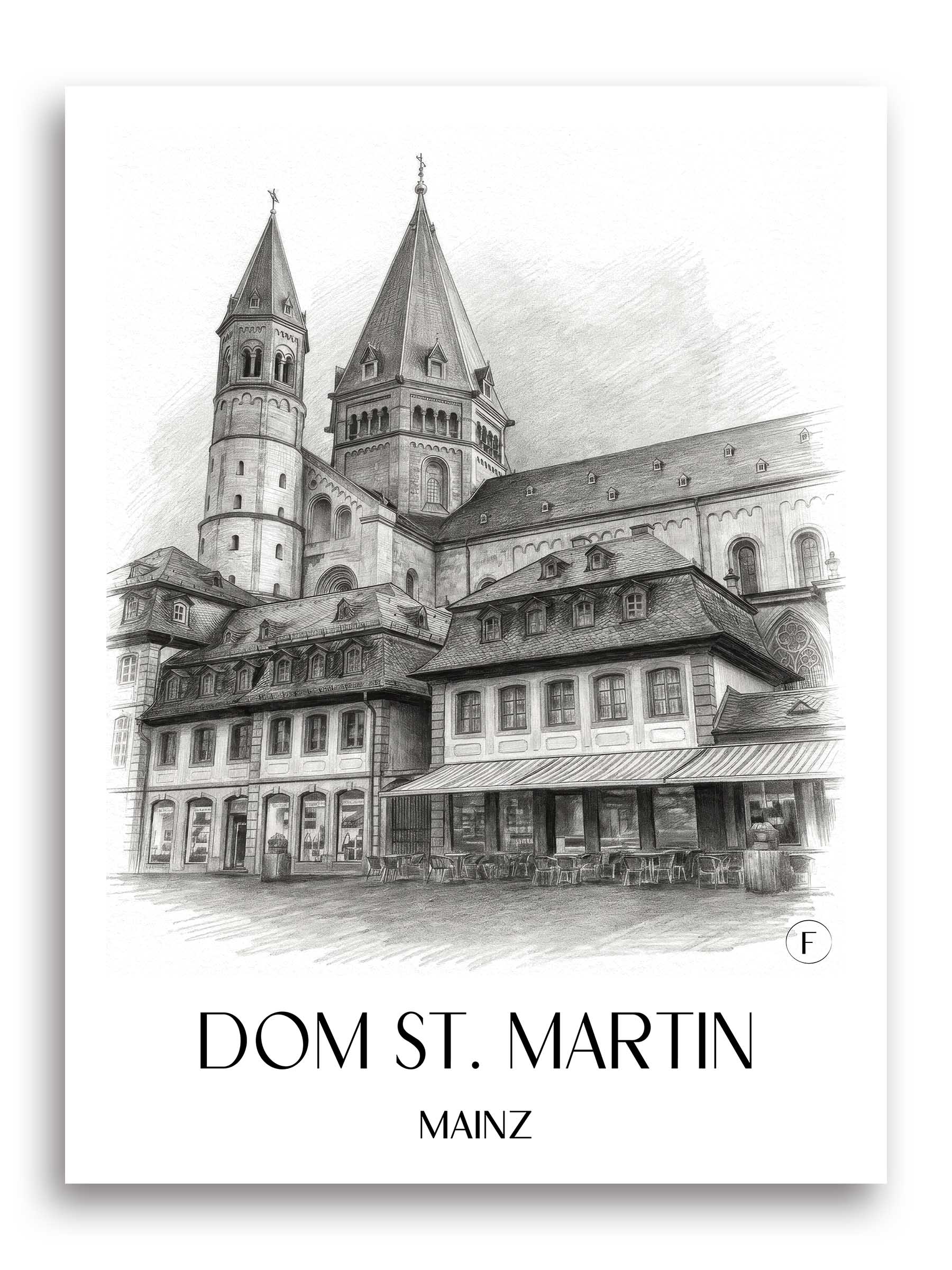 dom-st.-martin-mainz-deutschland-poster-bleistift-zeichnung-drawing