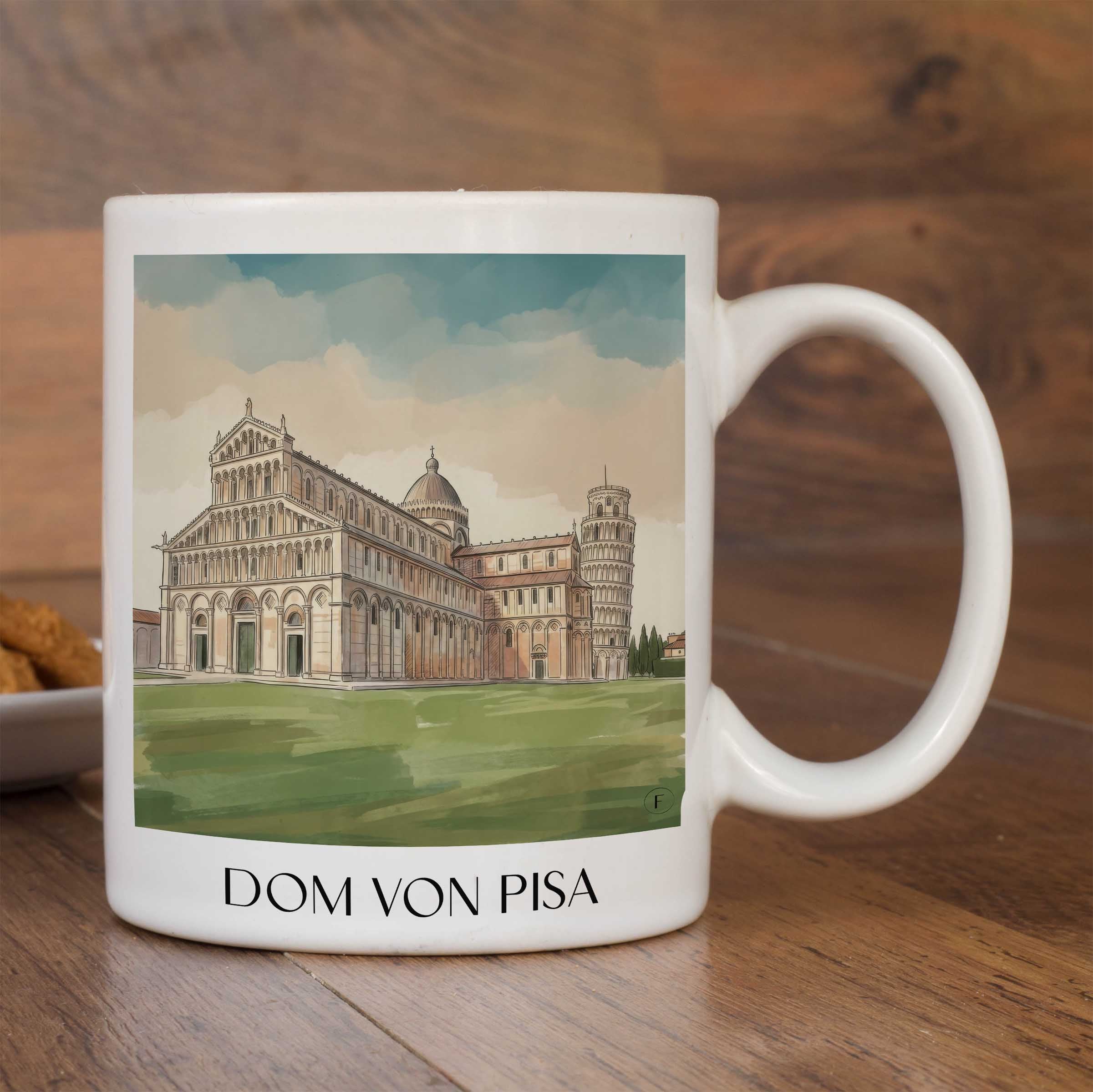 dom-von-pisa-toskana-italien-kaffeebecher-aquarell
