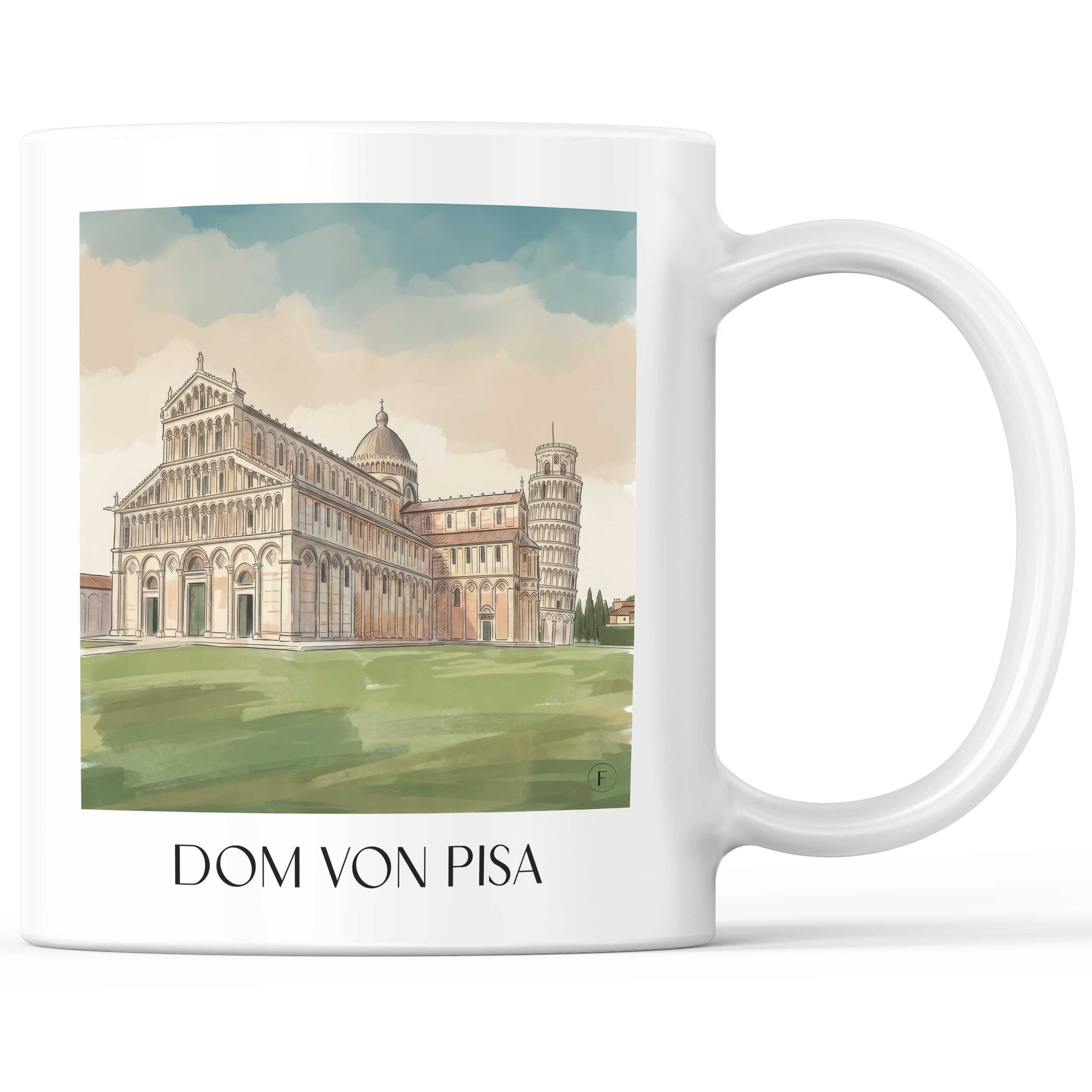 dom-von-pisa-toskana-italien-kaffeebecher-aquarell