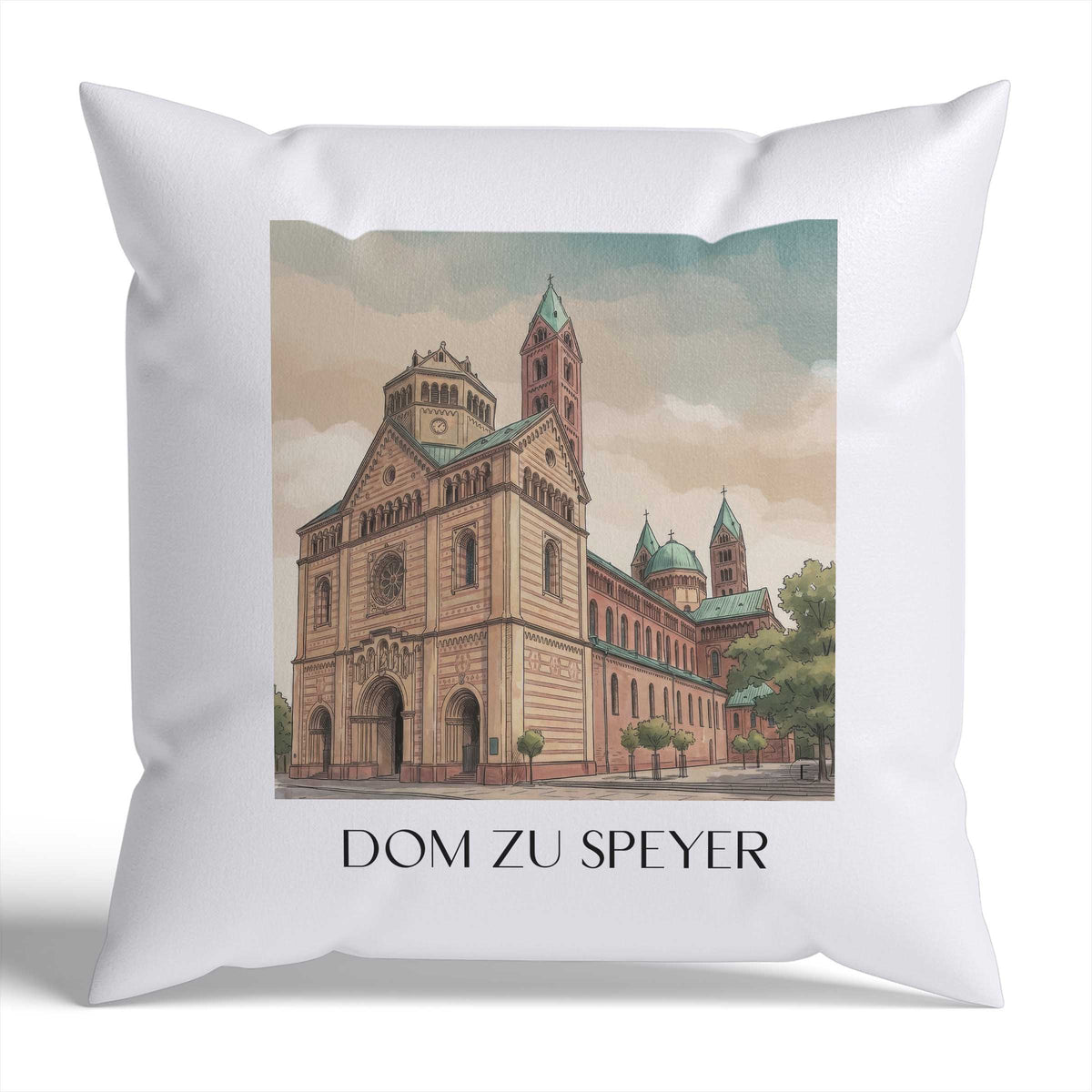 dom-zu-speyer-rheinland-pfalz-deutschland-kissenbezug-aquarell