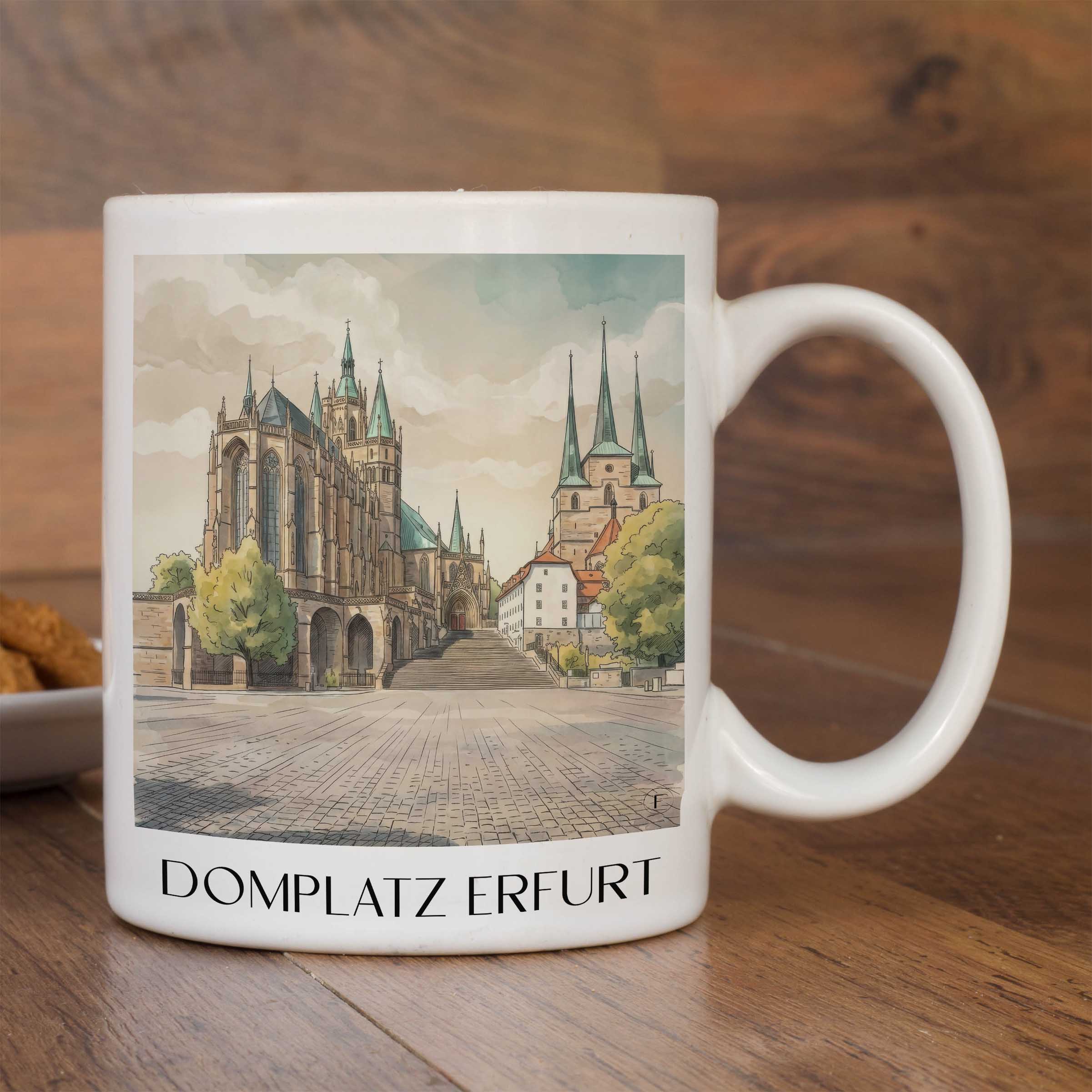 domplatz-erfurt-deutschland-kaffeebecher-aquarell