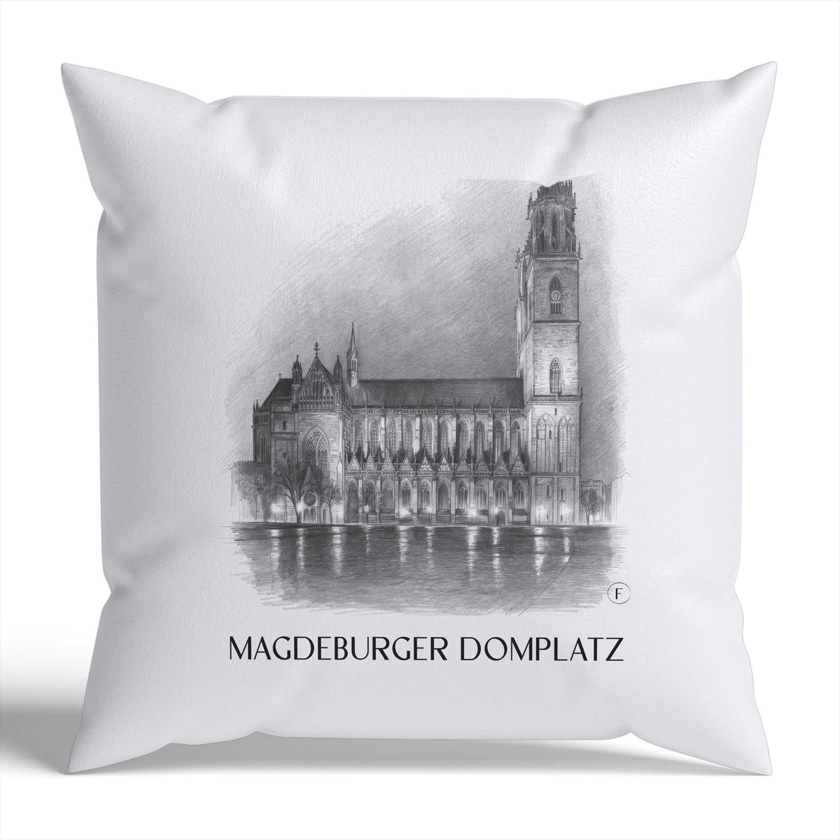 domplatz-magdeburg-deutschland-kissenbezug-bleistift-zeichnung-drawing