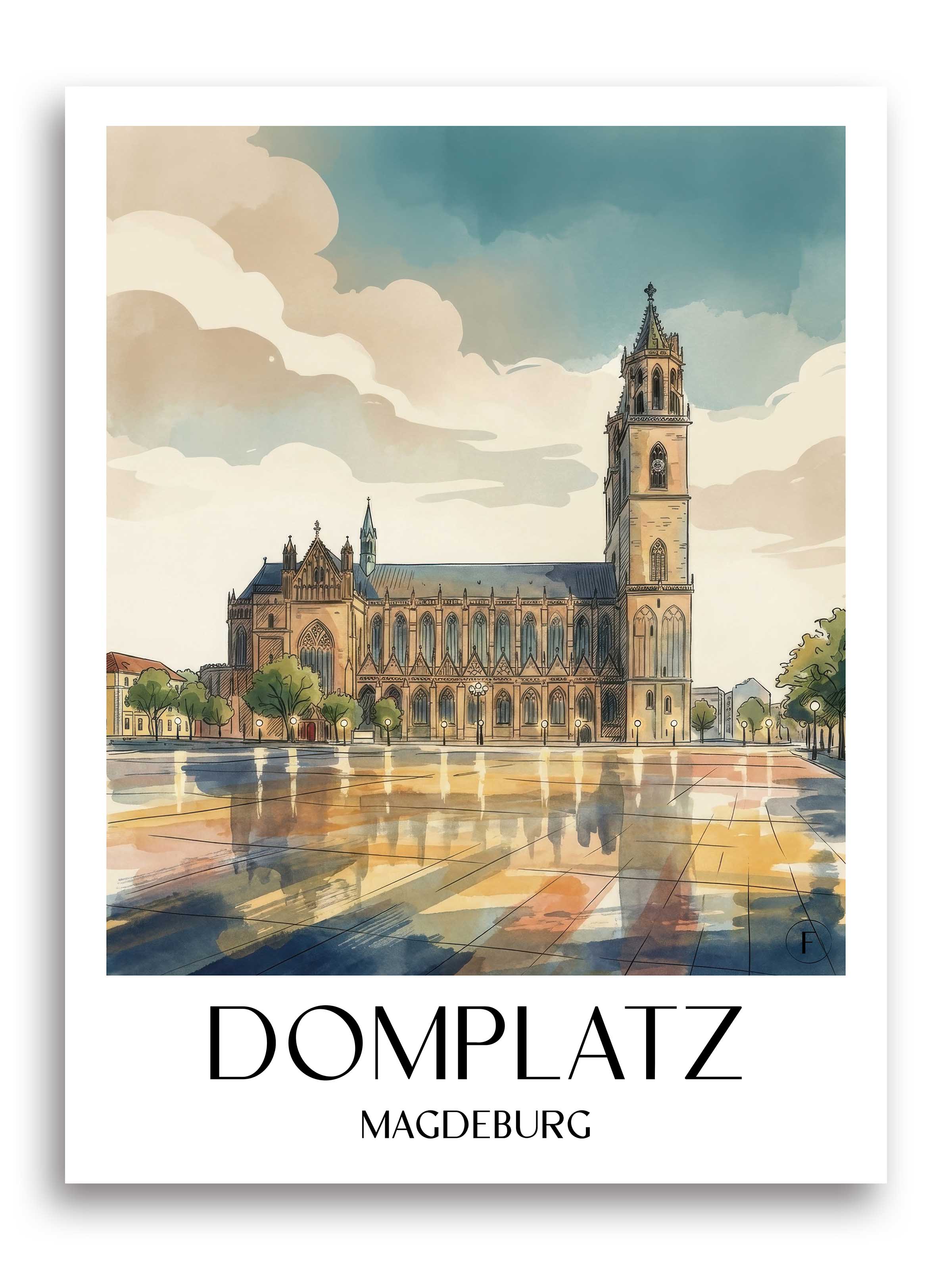 domplatz-magdeburg-deutschland-poster-aquarell